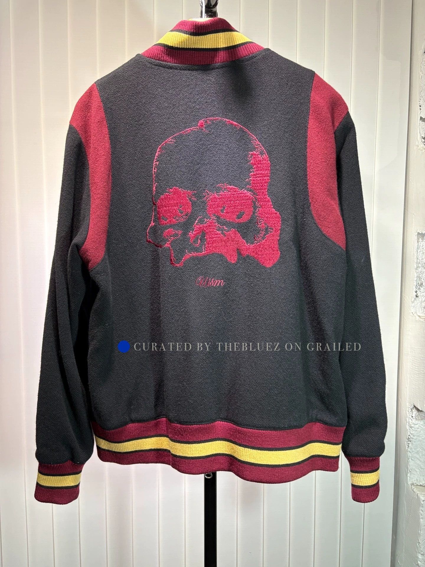 Undercover Wool Baseball Jacket with Skull Embroidery Size US M / EU 48-50 / 2 - 2 Thumbnail