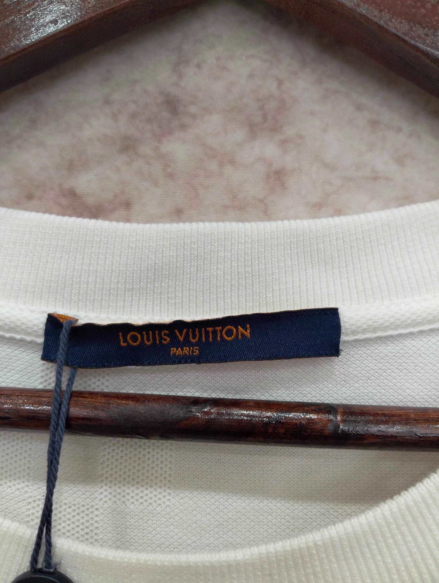 Louis Vuitton White Pocket Logo Short Tee in XXL Size US XXL / EU 58 / 5 - 3 Thumbnail