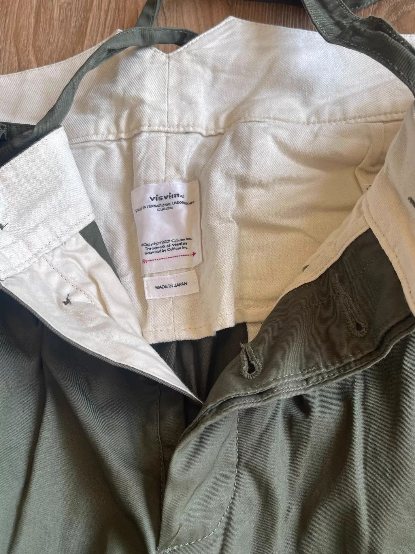 Visvim Olive Green Kendo Pants in Thin Silhouette Size US 34 / EU 50 - 5 Thumbnail