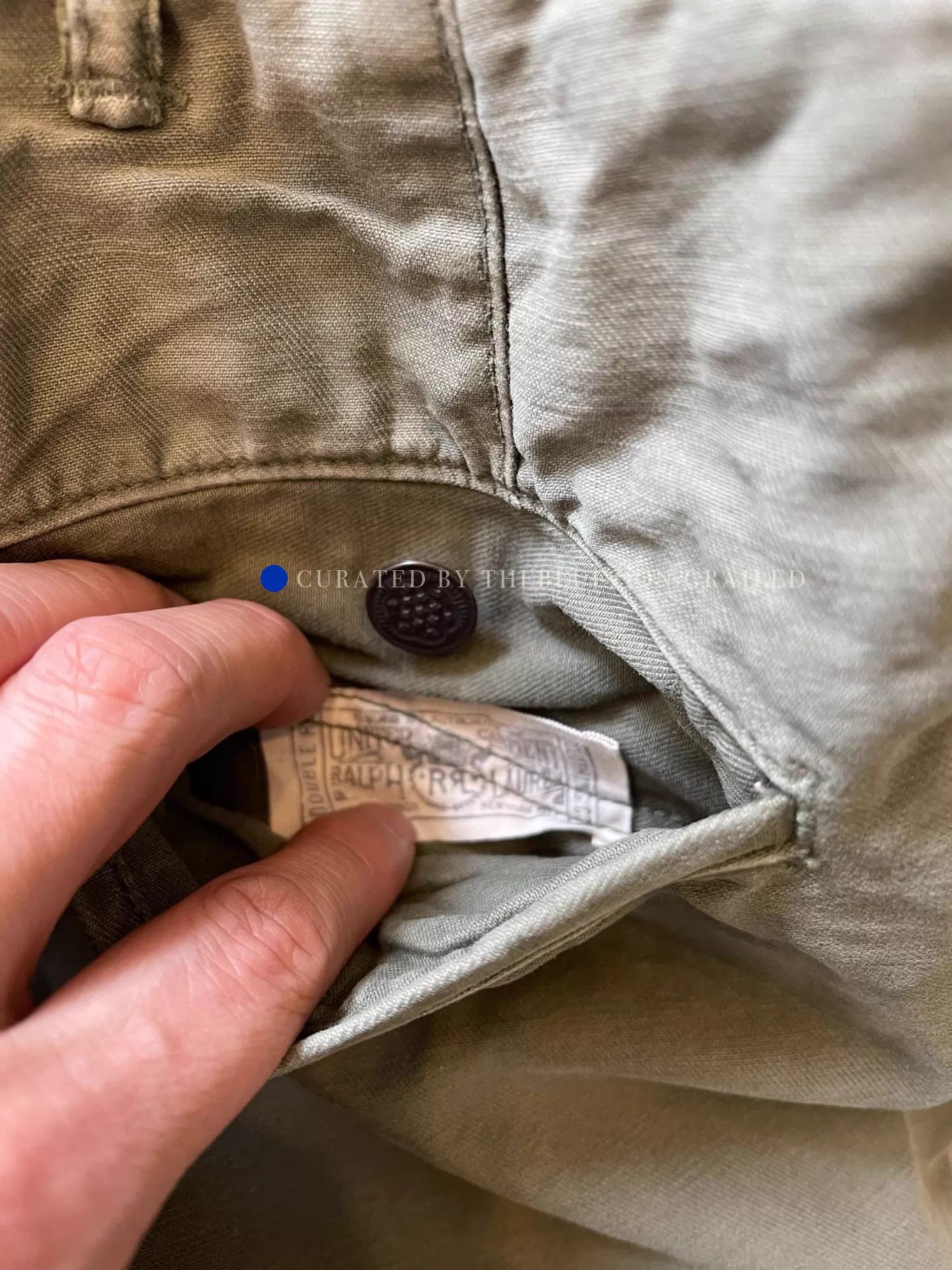 RRL Ralph Lauren Rare Military Officer Pants in Olive Drab Size US 28 / EU 44 - 8 Thumbnail