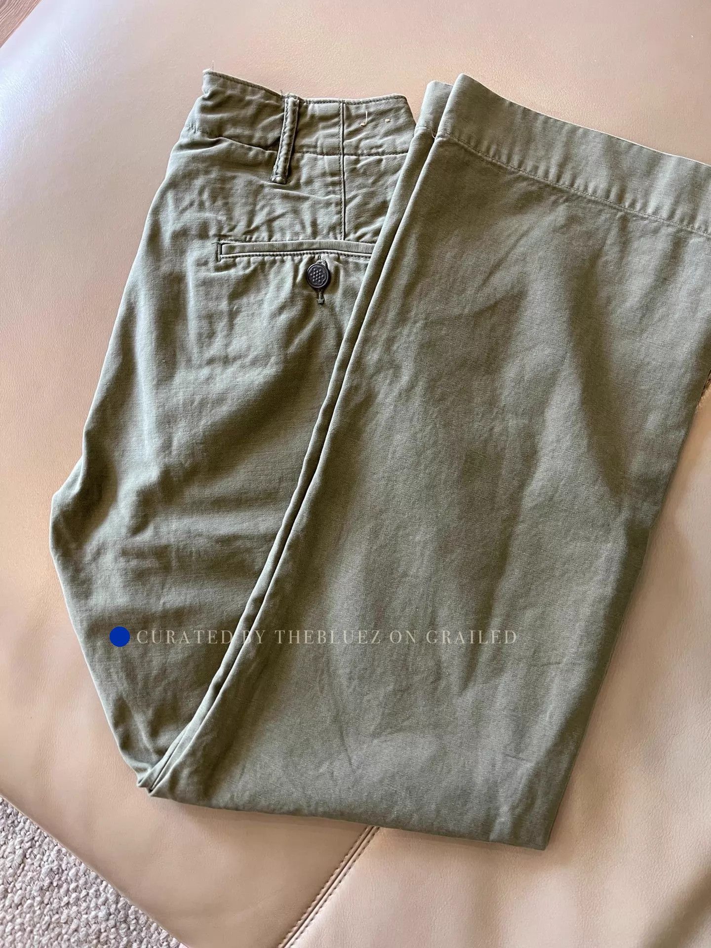 RRL Ralph Lauren Rare Military Officer Pants in Olive Drab Size US 28 / EU 44 - 5 Thumbnail