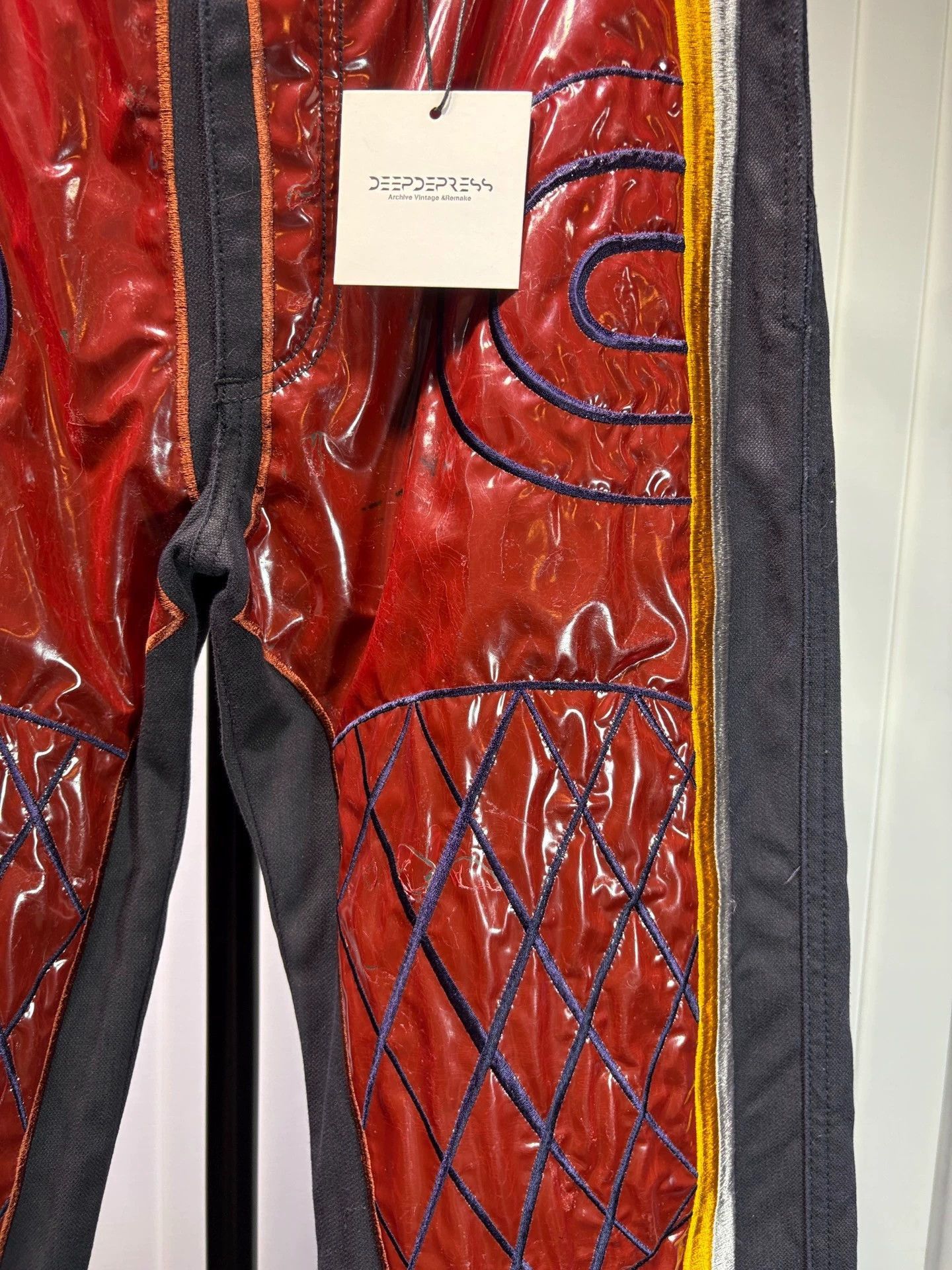 Jean Paul Gaultier Vintage Patchwork Denim Jeans Size US 30 / EU 46 - 5 Thumbnail