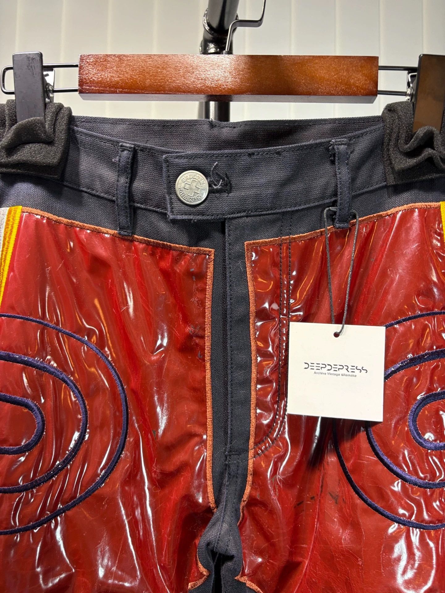 Jean Paul Gaultier Vintage Patchwork Denim Jeans Size US 30 / EU 46 - 3 Thumbnail