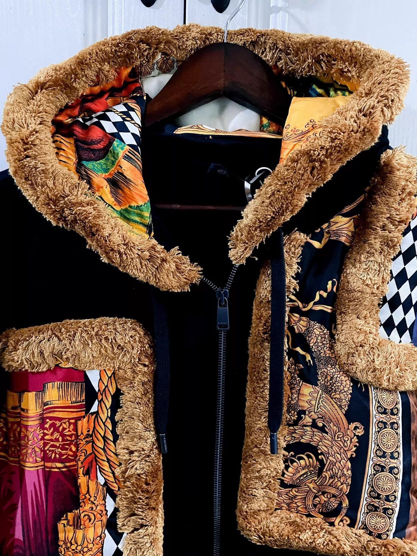 Versace Runway Leopard Silk Jacket in Multi Size US M / EU 48-50 / 2 - 3 Thumbnail
