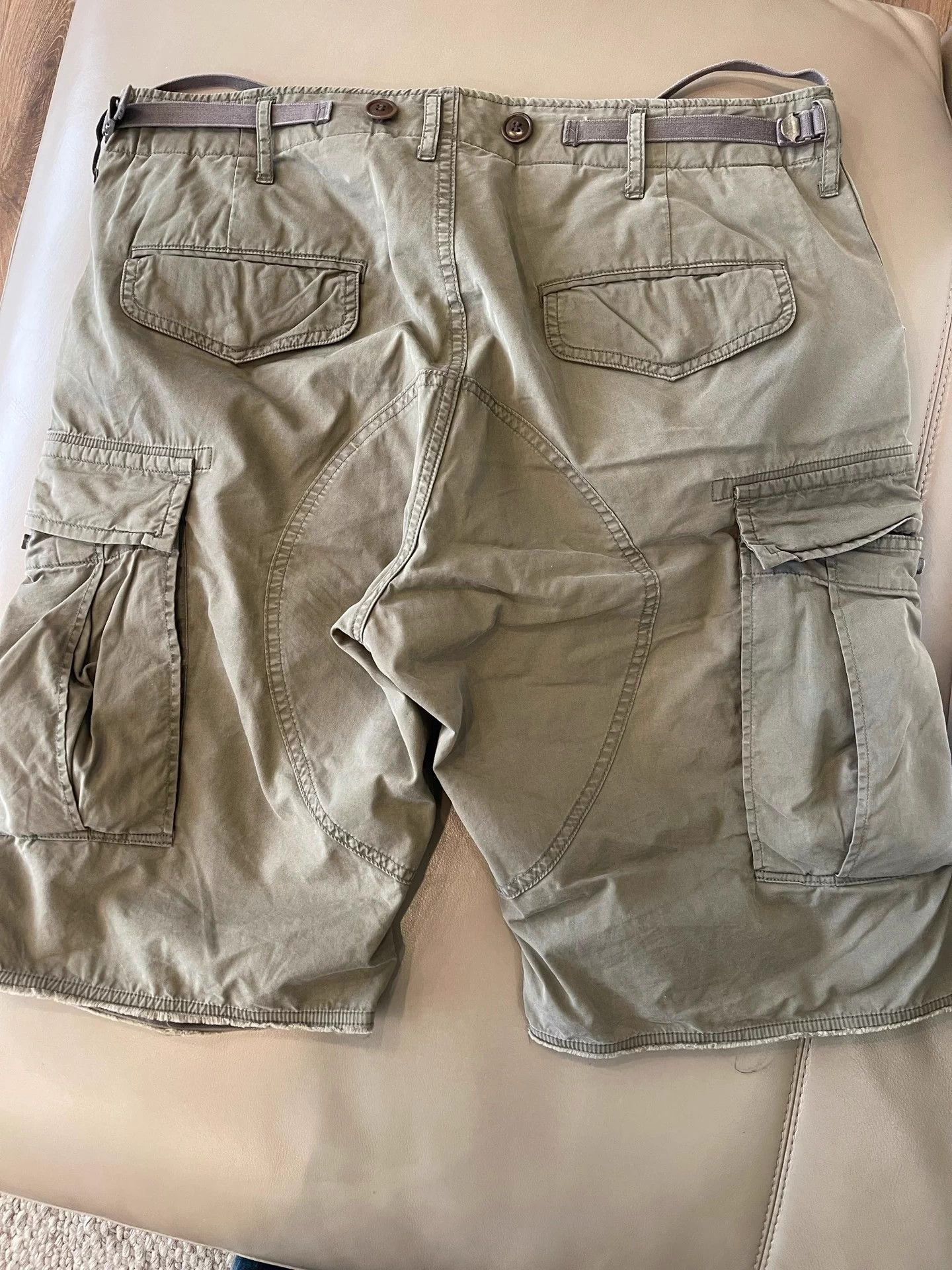Visvim Military-Inspired Olive Green Shorts Size US 34 / EU 50 - 3 Thumbnail