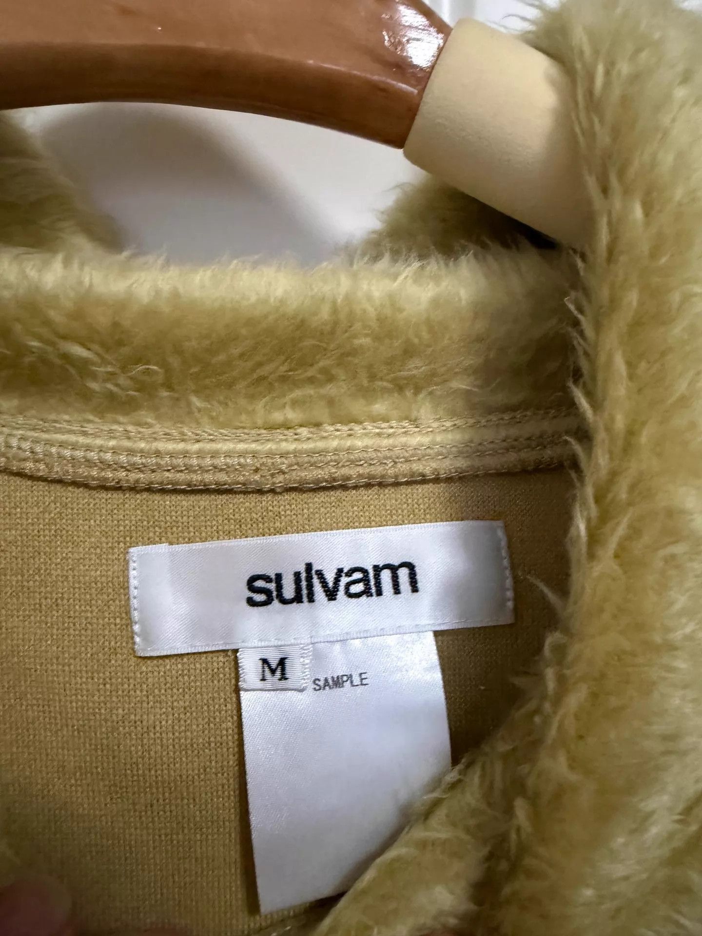 Sulvam Lightweight Yellow Fur-Trim Hoodie Size US M / EU 48-50 / 2 - 3 Thumbnail