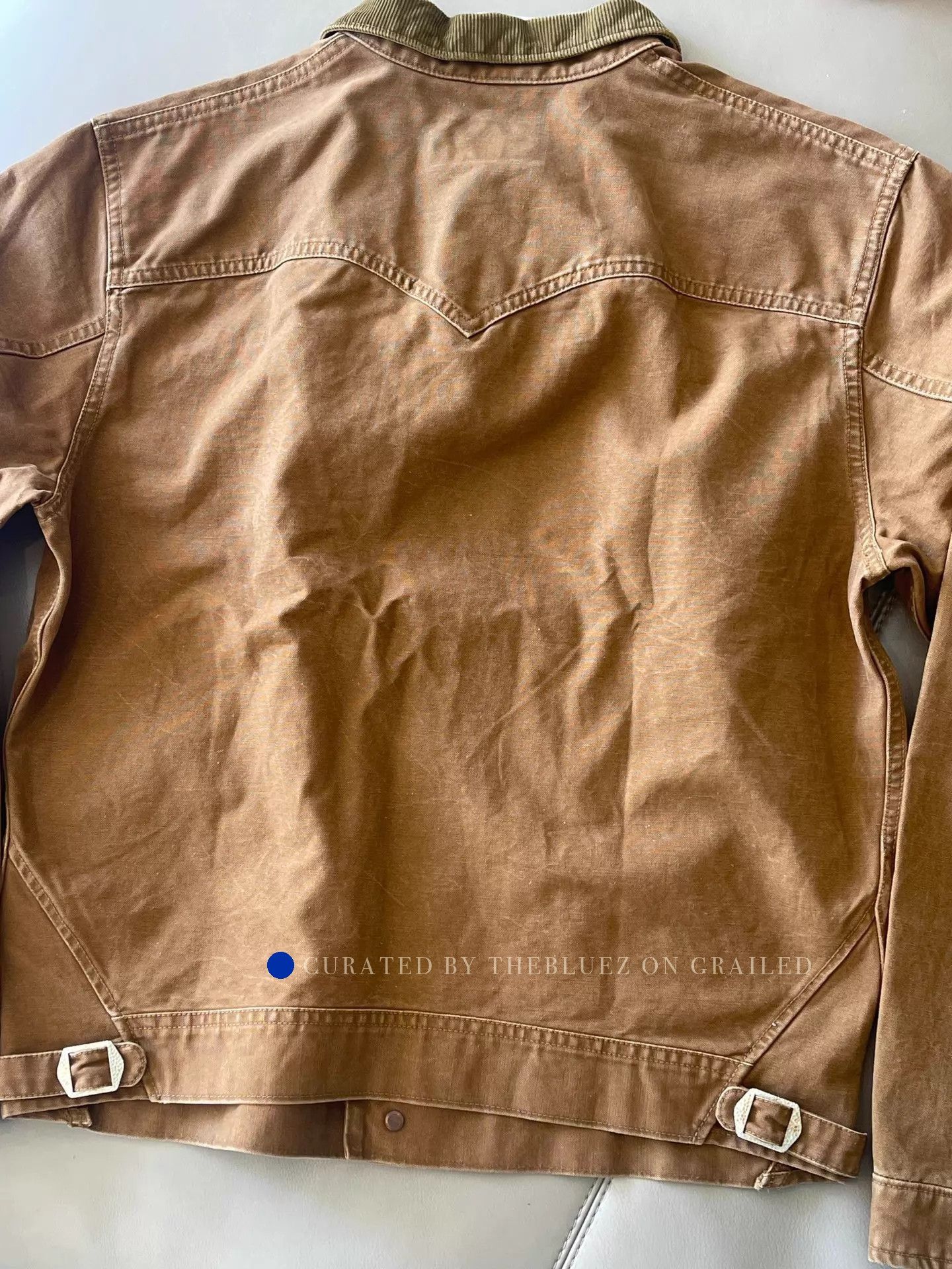 RRL Ralph Lauren Vintage Classic Brown Corduroy Work Jacket Size US S / EU 44-46 / 1 - 2 Thumbnail
