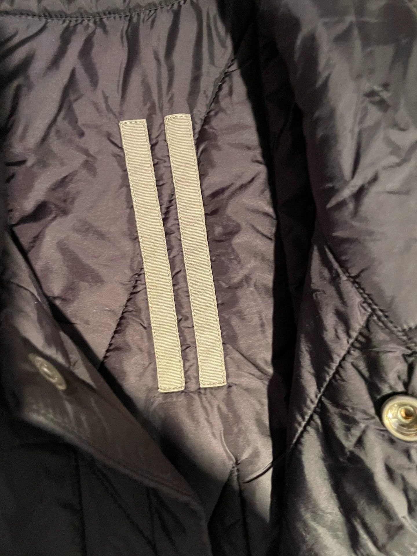 Rick Owens Black Half-Sleeve Down Jacket, XS Size US XS / EU 42 / 0 - 3 Thumbnail