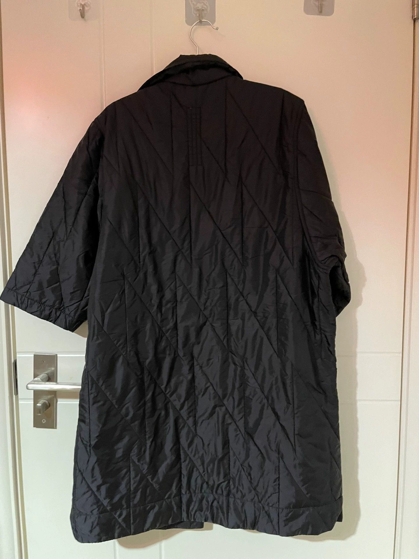Rick Owens Black Half-Sleeve Down Jacket, XS Size US XS / EU 42 / 0 - 2 Thumbnail