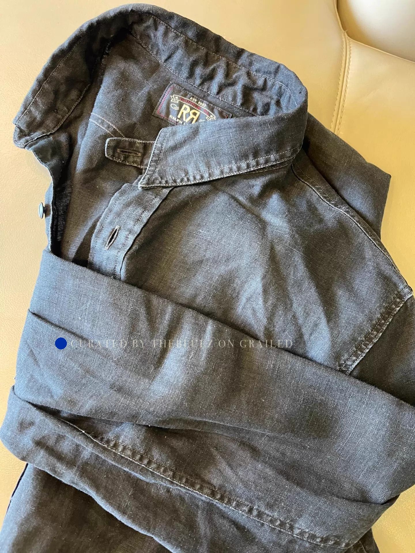 RRL Ralph Lauren Washed Black Button-Up Shirt in Size S Size US S / EU 44-46 / 1 - 5 Thumbnail