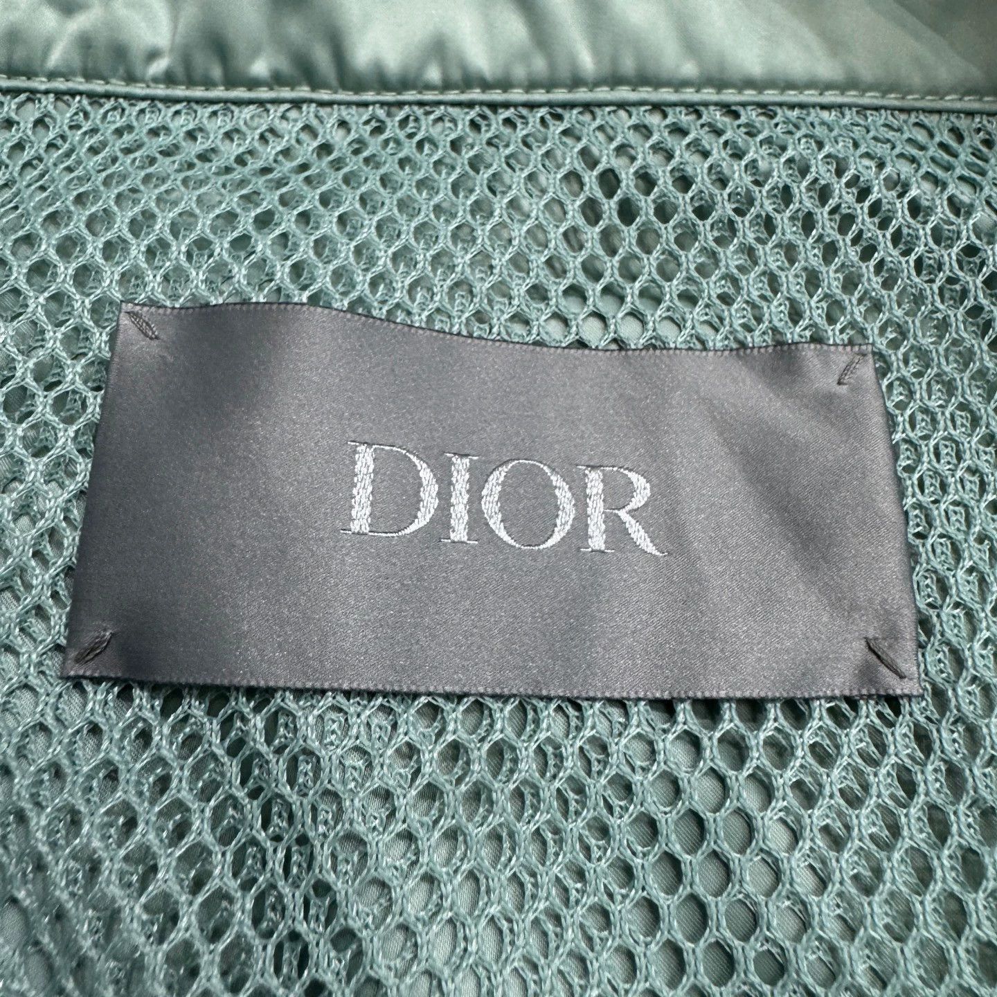 Dior Mint Green Half-Zip Shell Jacket Size US L / EU 52-54 / 3 - 2 Thumbnail
