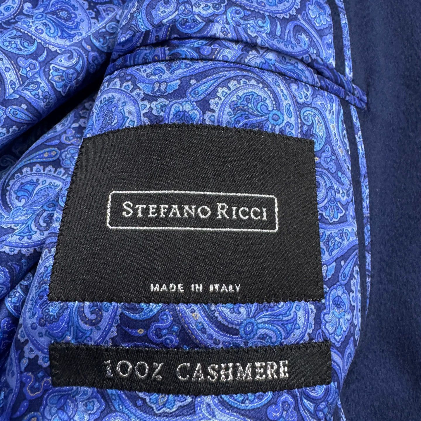 Stefano Ricci Cashmere Overcoat in Rich Blue Size US L / EU 52-54 / 3 - 2 Thumbnail