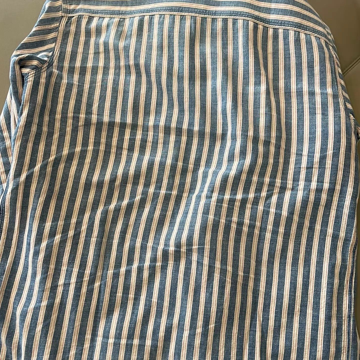 RRL Ralph Lauren Classic Vertical Striped Button-Up Shirt Size US S / EU 44-46 / 1 - 9 Thumbnail