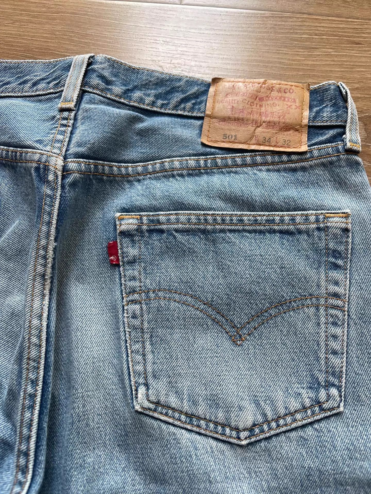 Levi's Vintage 501 Cropped Jeans in Blue Size US 34 / EU 50 - 7 Thumbnail