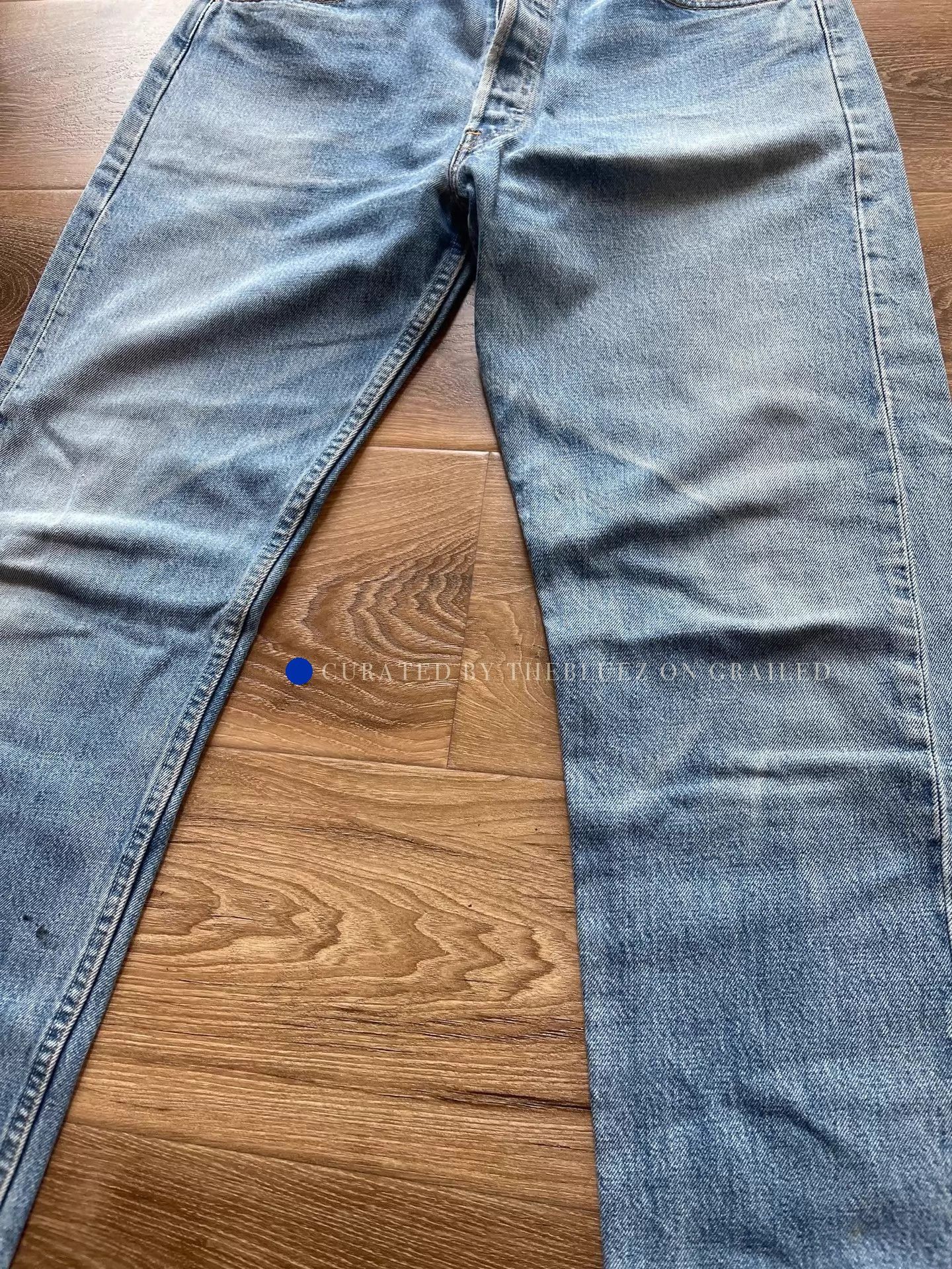 Levi's Vintage 501 Cropped Jeans in Blue Size US 34 / EU 50 - 4 Thumbnail