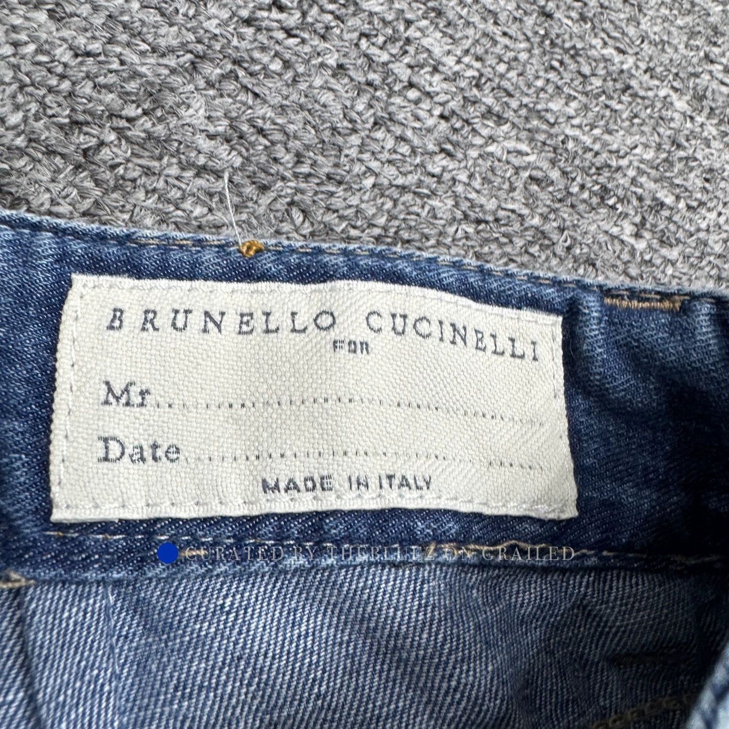Brunello Cucinelli Washed Distressed Denim Jeans in Blue Size US 30 / EU 46 - 2 Thumbnail