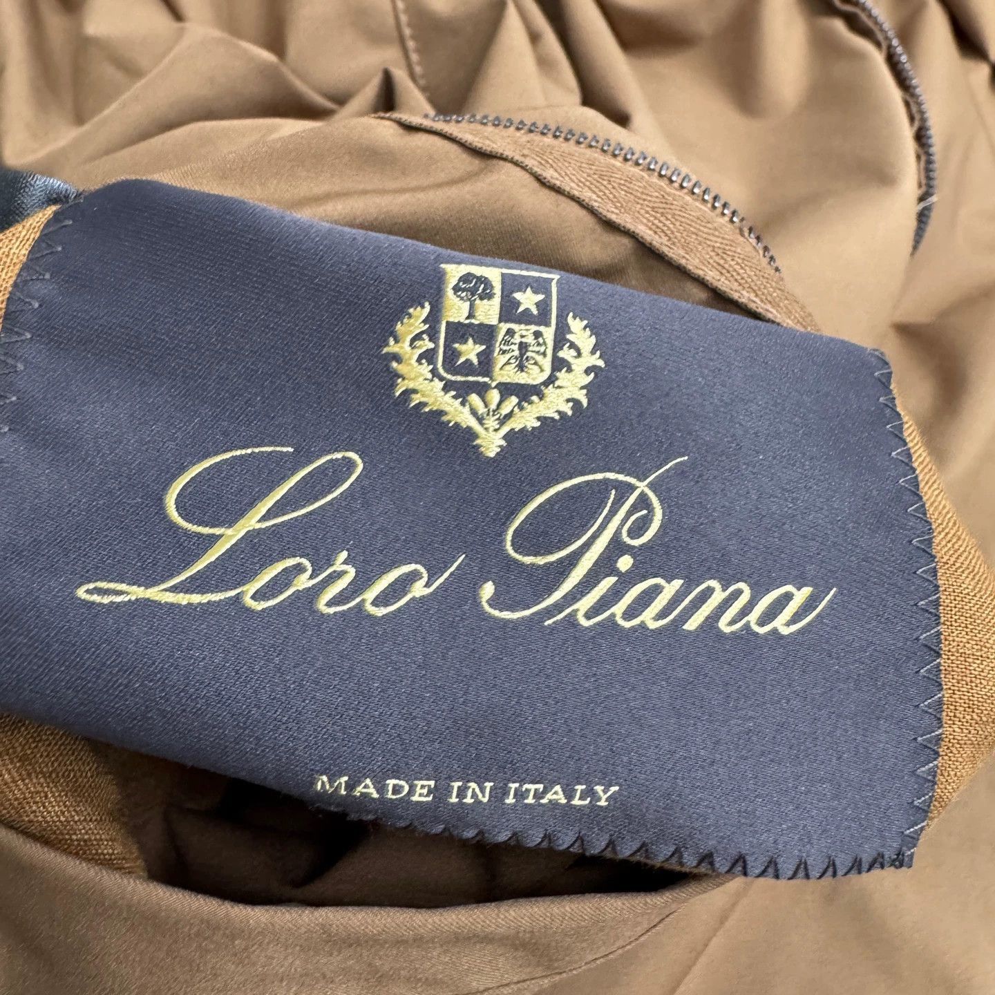 Loro Piana Reversible Brown Nylon-Linen Jacket Size US XXL / EU 58 / 5 - 3 Thumbnail
