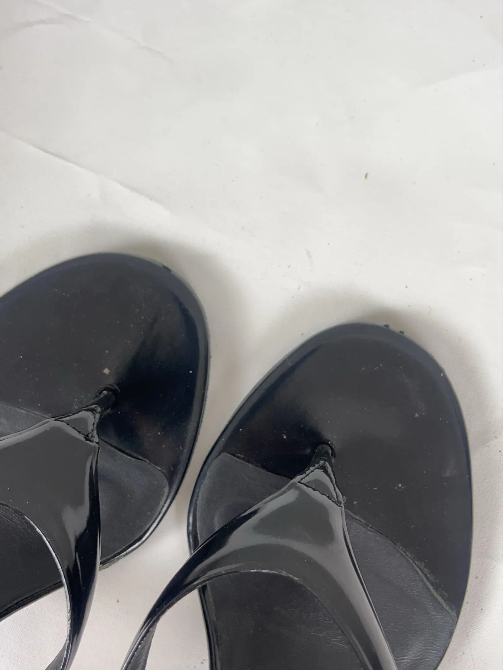 Alaia Alaïa Tong 90 patent-leather sandals Heels Size US 10 / IT 40 - 7 Thumbnail