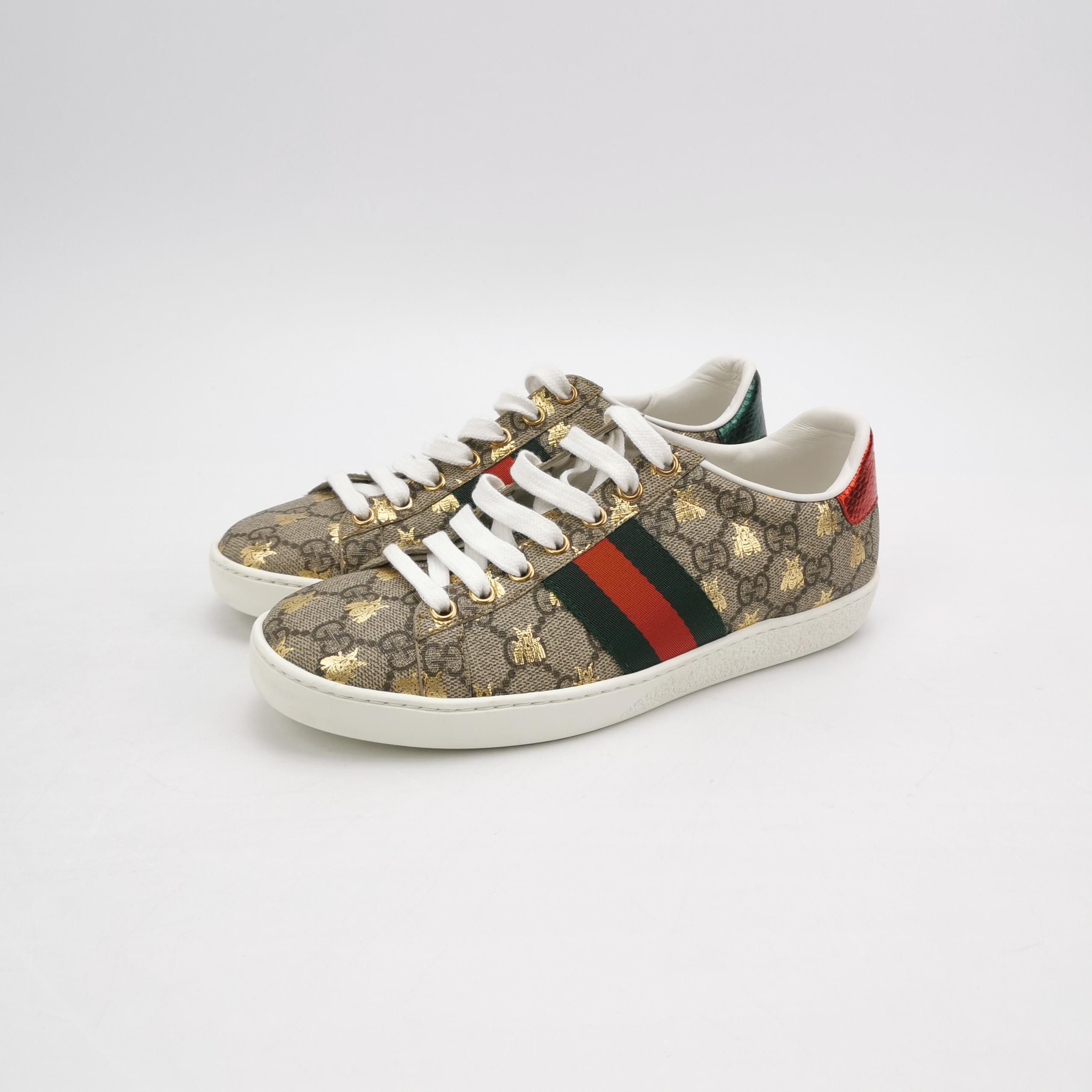 Gucci Gucci Women 5-5 Lowtop Sneakers Size US 5.5 / IT 35.5 - 2 Thumbnail