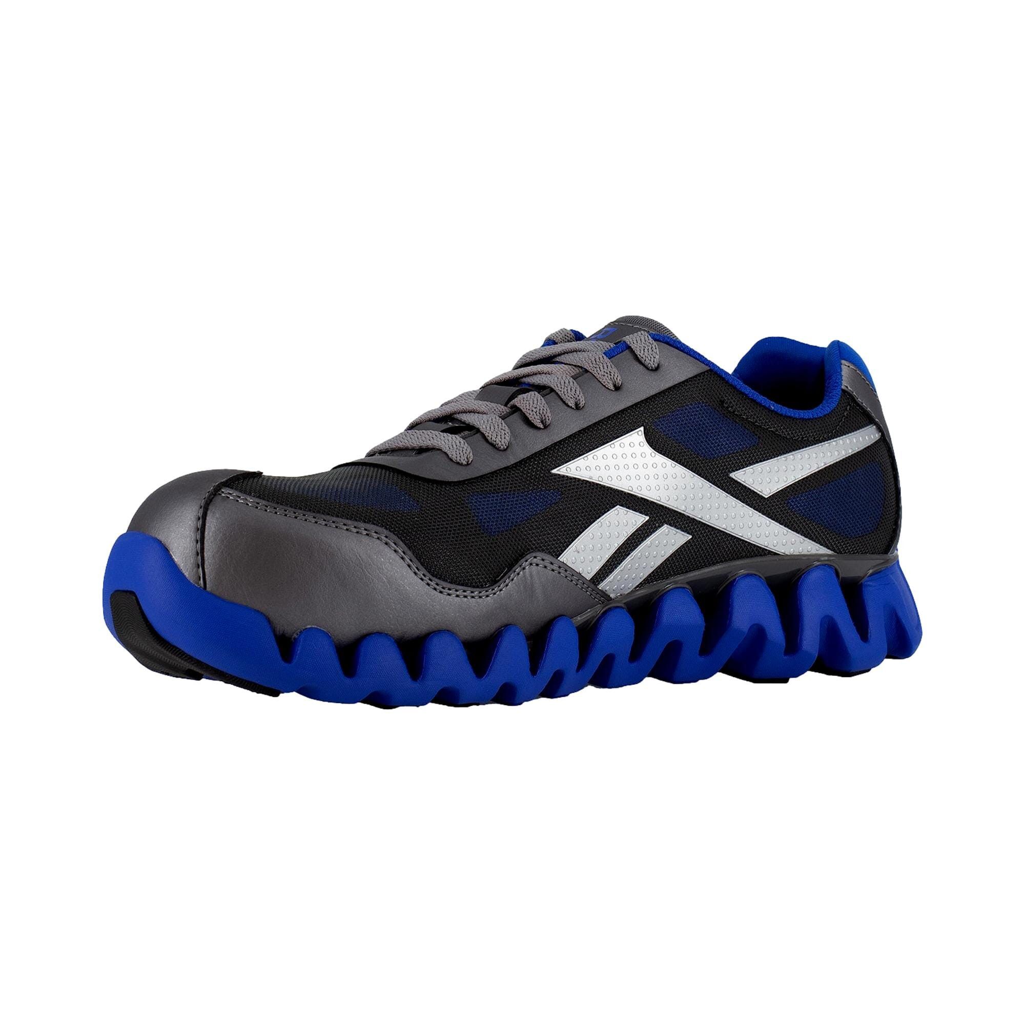 Reebok Zig Pulse Work EH Comp Toe Grey / Blue RB318 Size US 10.5 / IT 40.5 - 4 Thumbnail