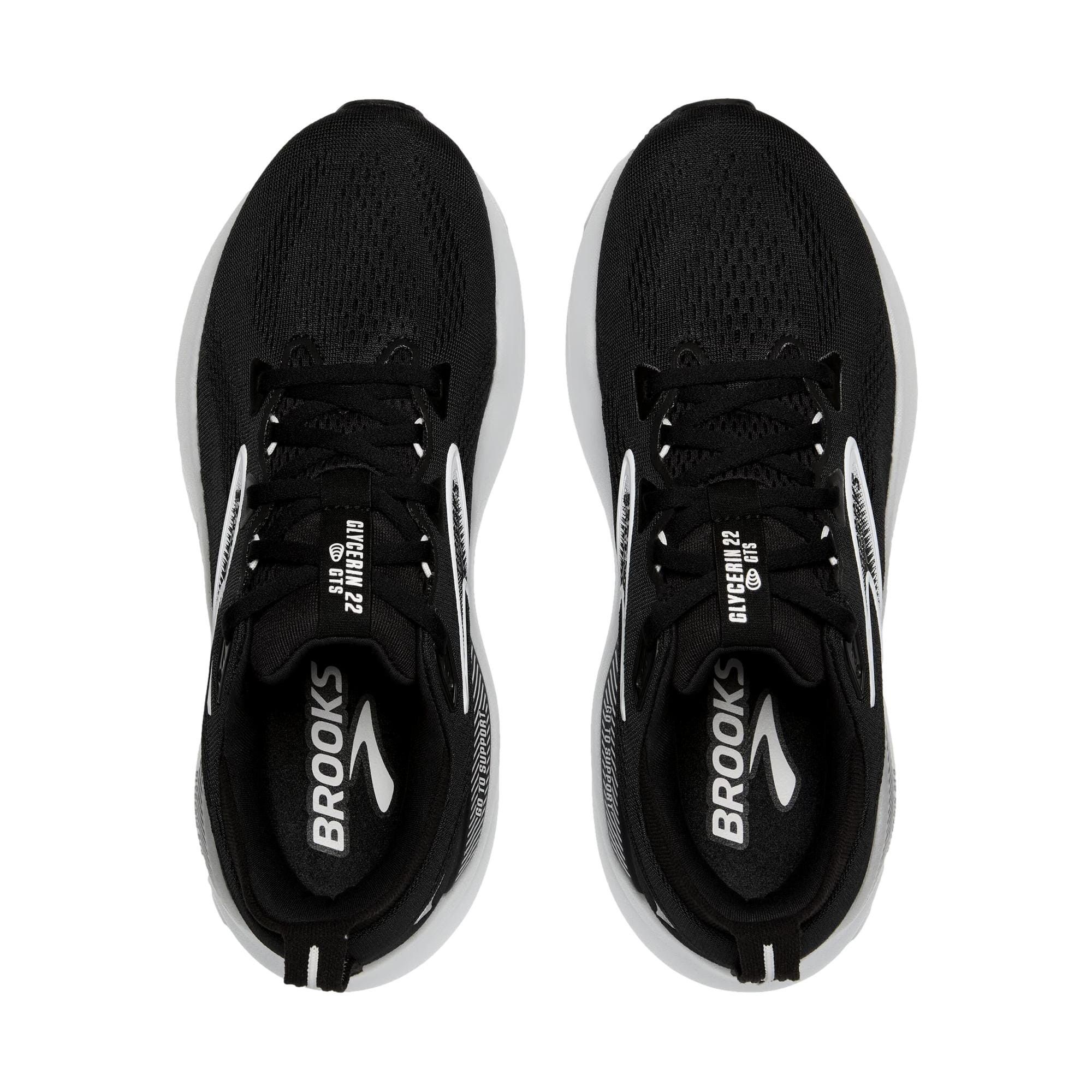 Brooks Glycerin GTS 22 Black / Grey / White 120435 1D 090 Size US 12 / IT 42 - 3 Thumbnail