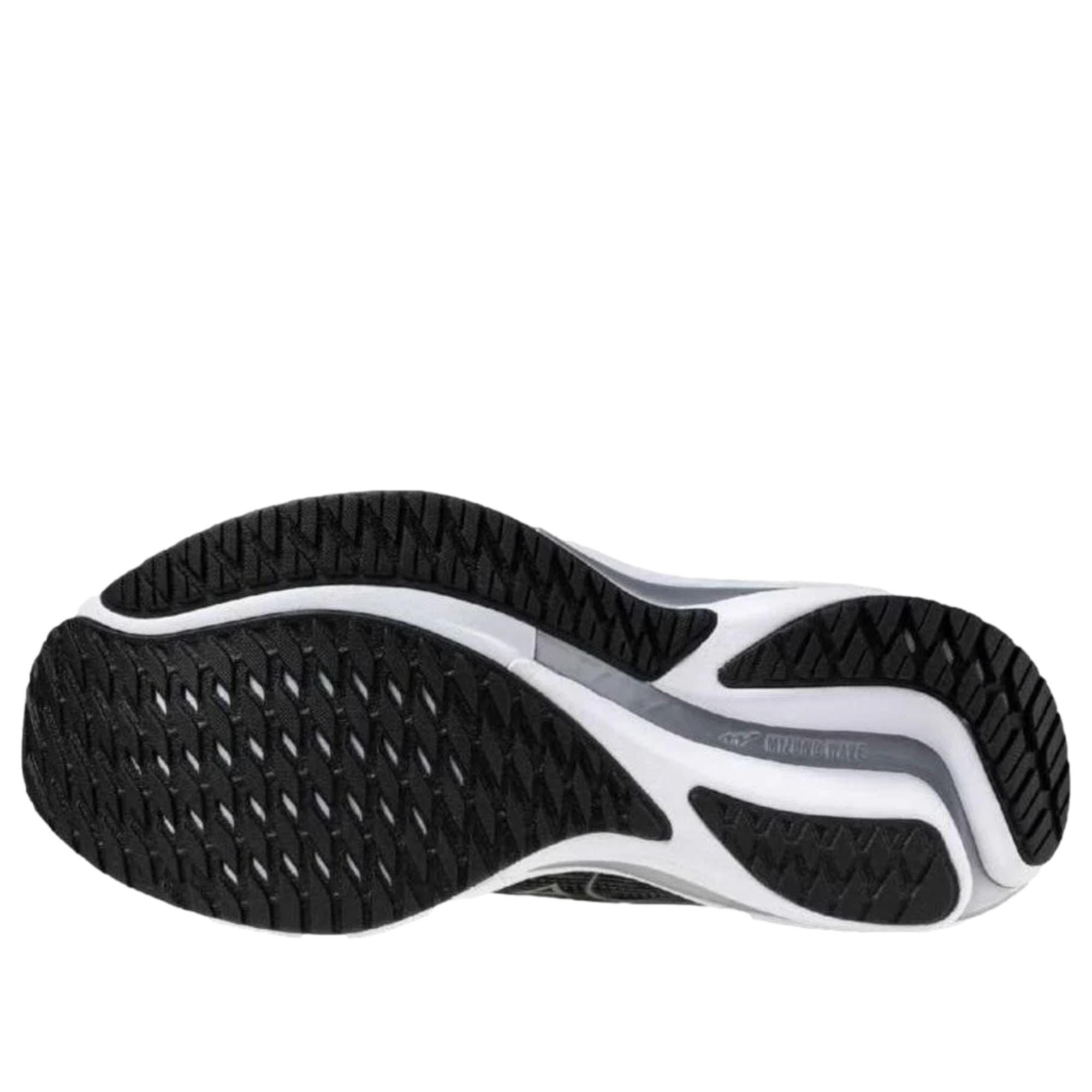 Mizuno Wave Rider 28 Black / Silver / White J1GD240322 Size US 12 / IT 42 - 4 Thumbnail
