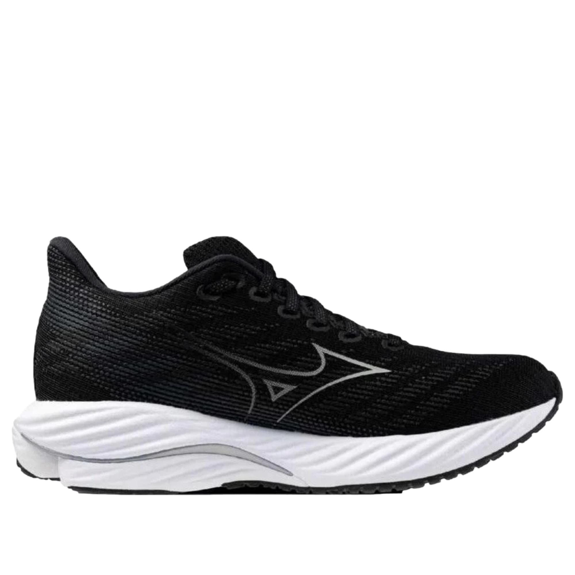 Mizuno Wave Rider 28 Black / Silver / White J1GD240322 Size US 12 / IT 42 - 2 Thumbnail