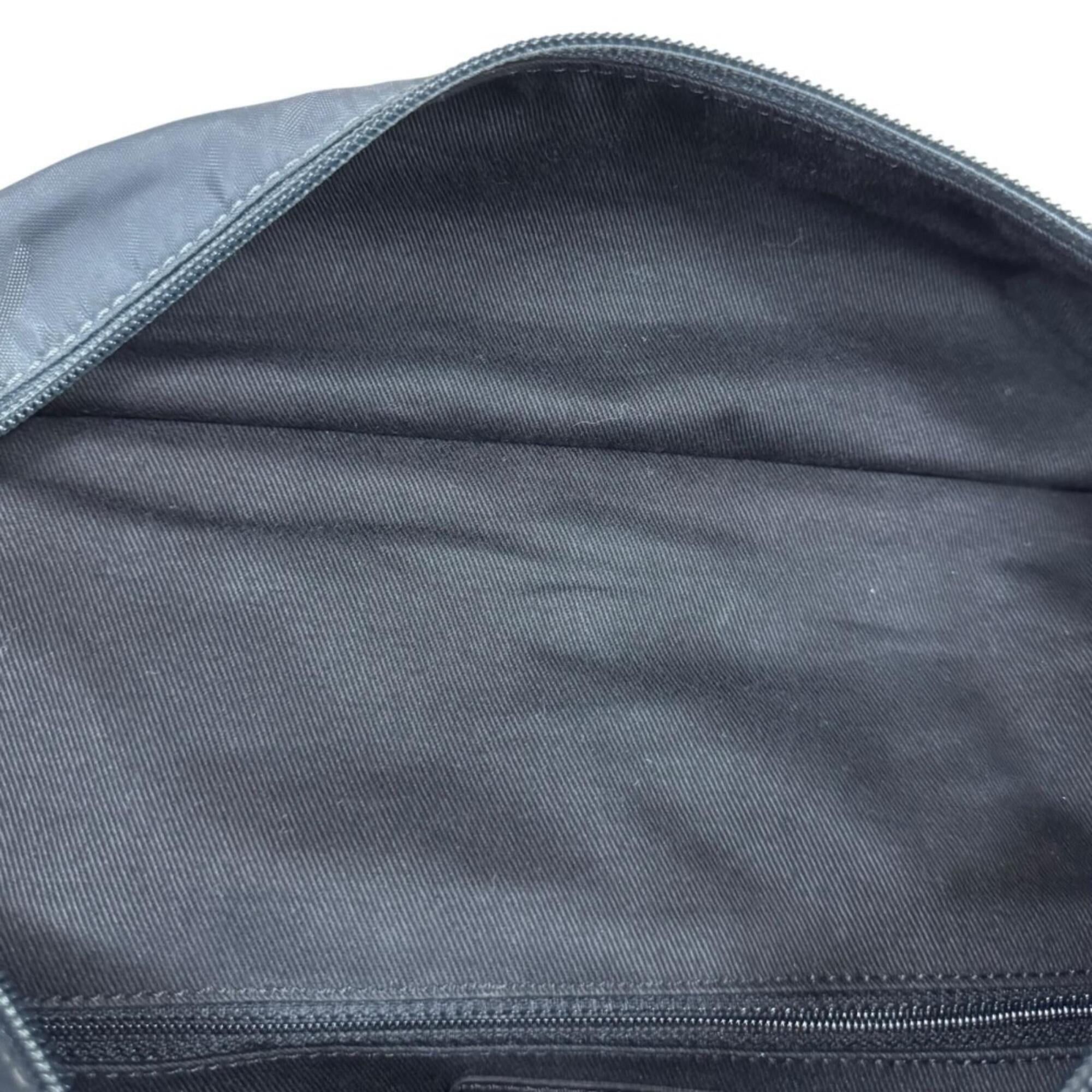 Chanel Chanel Paris New York Line Coco Mark Tote Bag, Nylon A33100, Gray, Women's CHANEL Size ONE SIZE - 8 Thumbnail