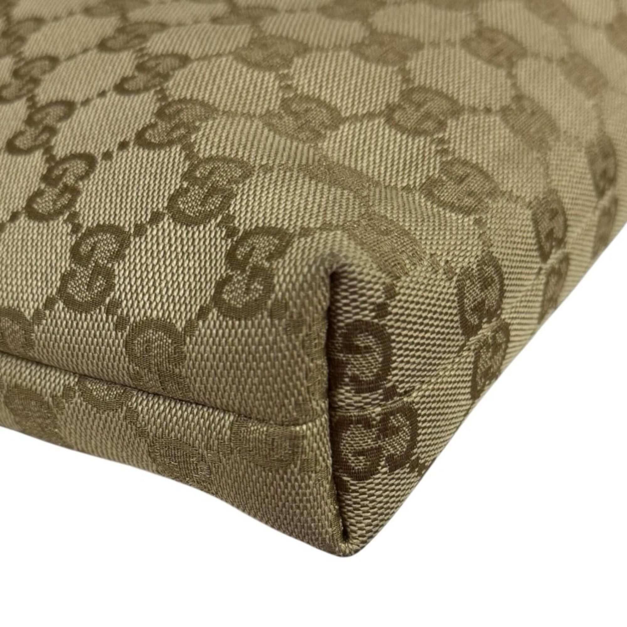 Gucci Gucci GG Canvas Shoulder Bag, 388924, Beige, Women's, GUCCI Size ONE SIZE - 9 Thumbnail