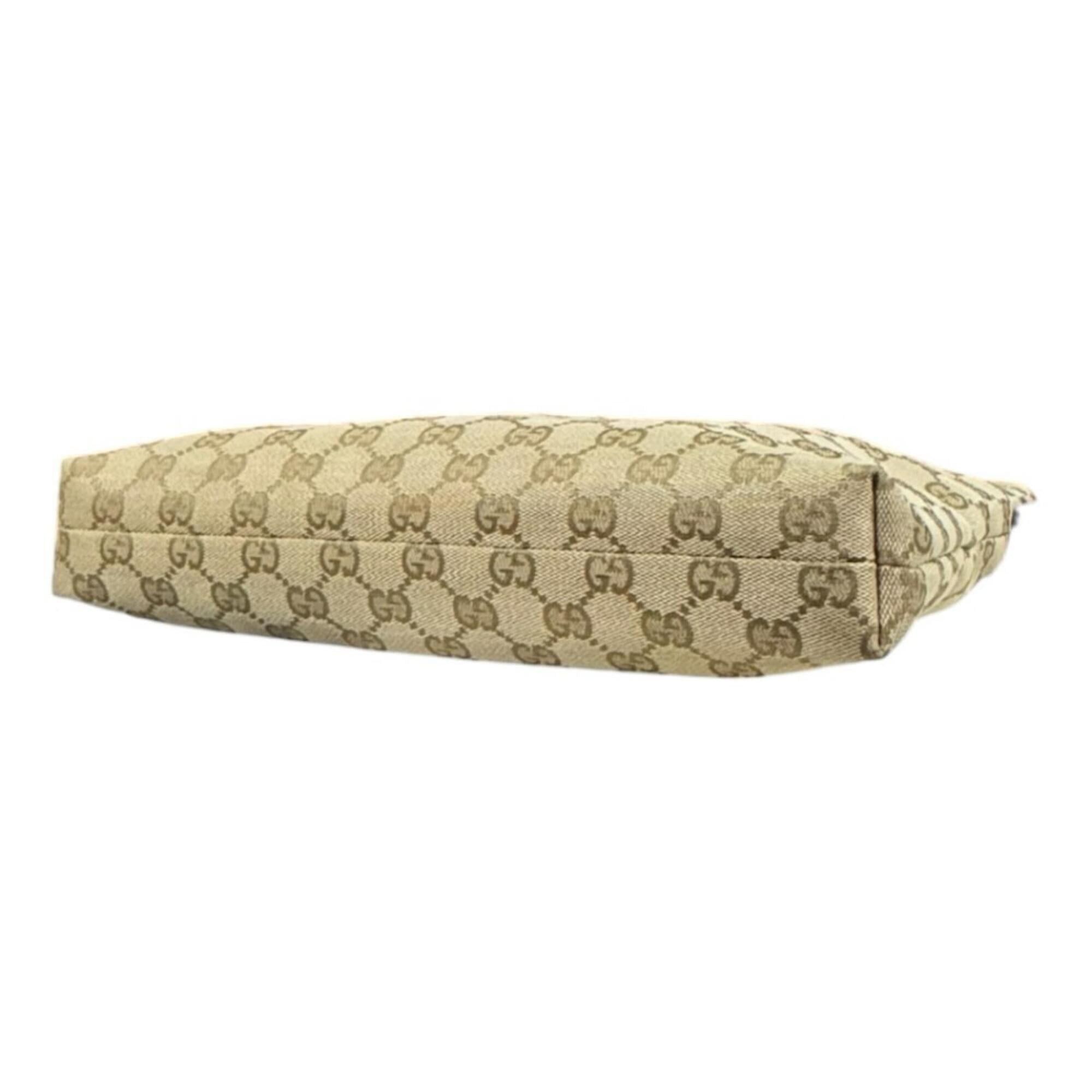 Gucci Gucci GG Canvas Shoulder Bag, 388924, Beige, Women's, GUCCI Size ONE SIZE - 6 Thumbnail