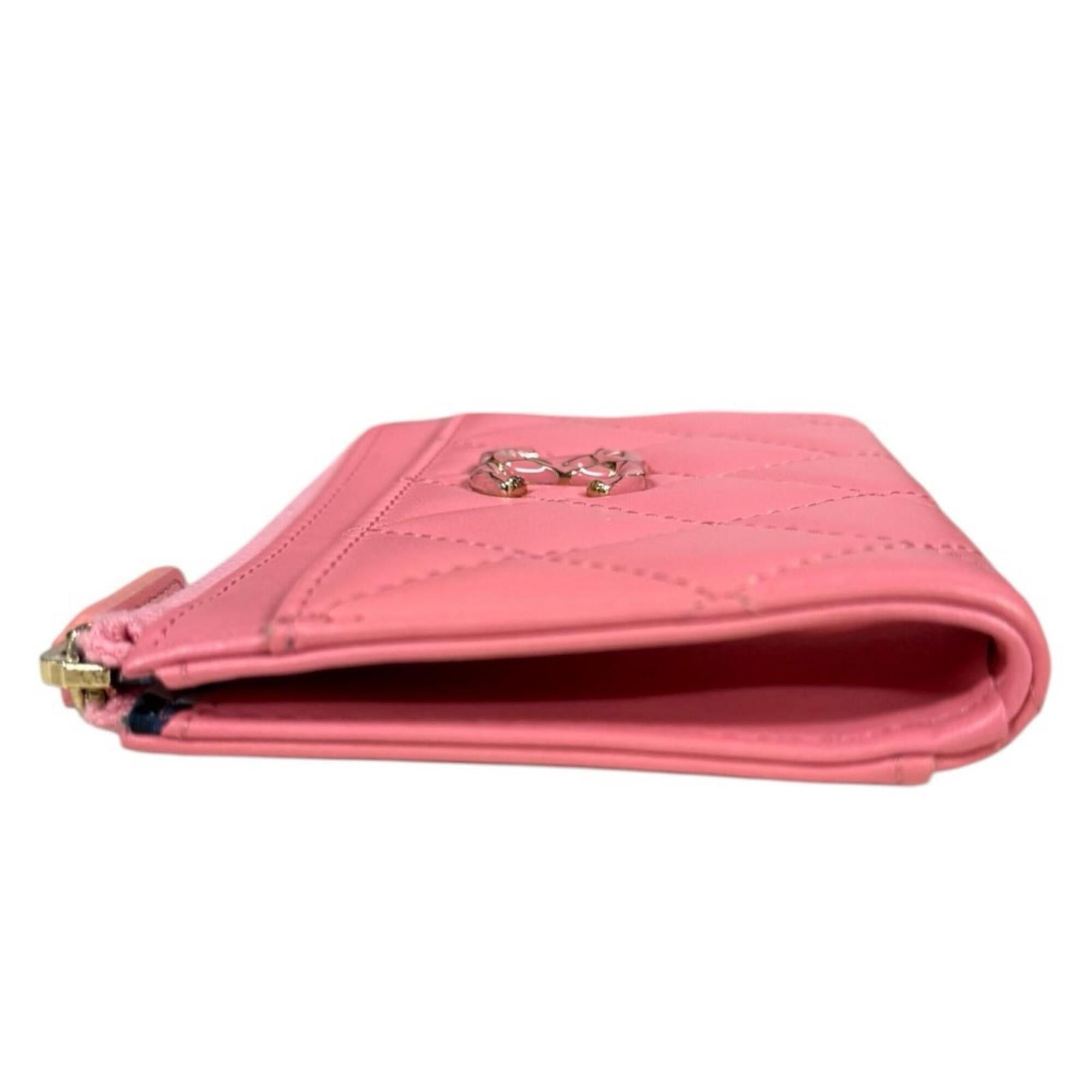 Chanel Chanel Matelassé Coco Mark Wallet/Coin Case, Lambskin AP3982, Women's CHANEL Size ONE SIZE - 3 Thumbnail
