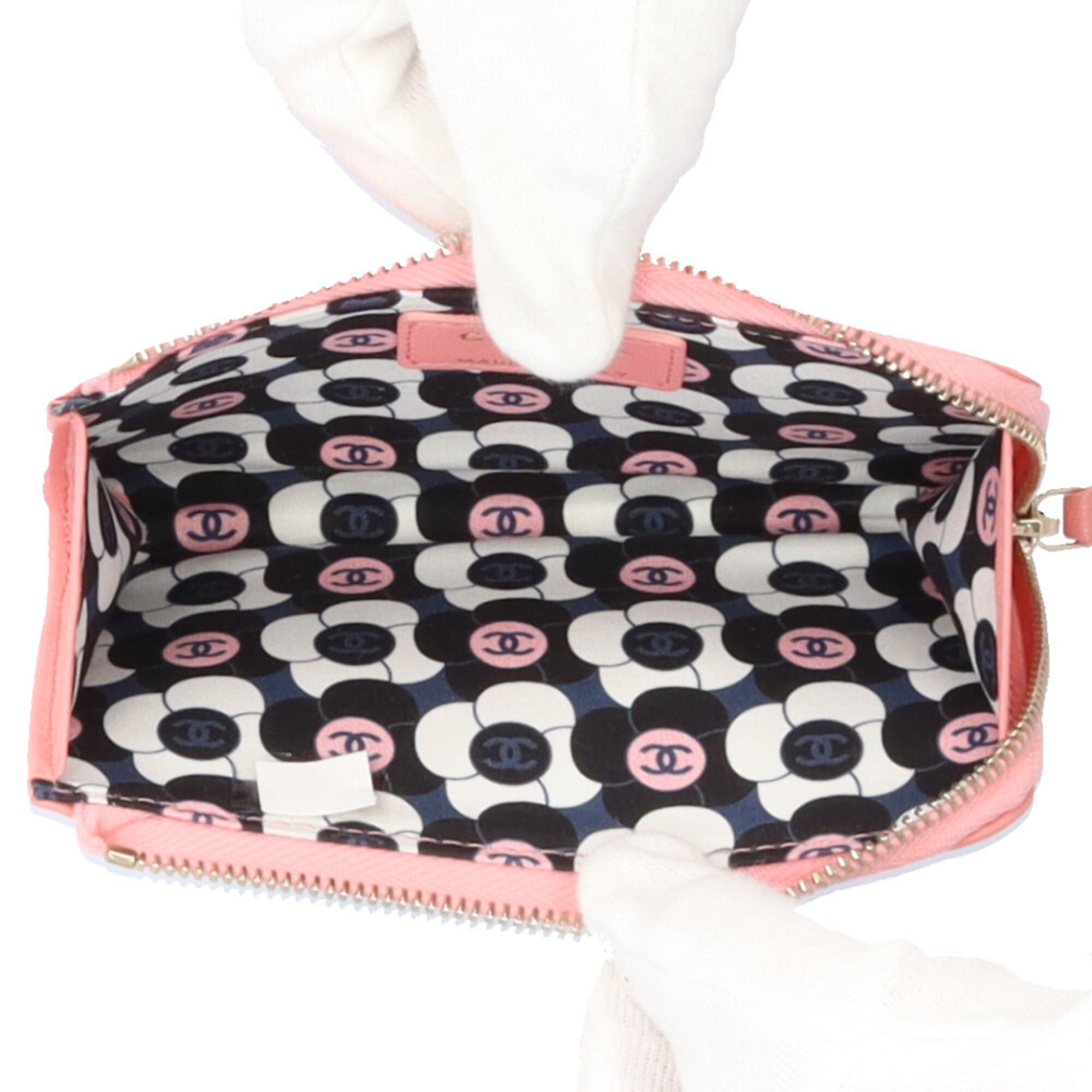 Chanel Chanel Matelassé Coco Mark Wallet/Coin Case, Lambskin AP3982, Women's CHANEL Size ONE SIZE - 6 Thumbnail