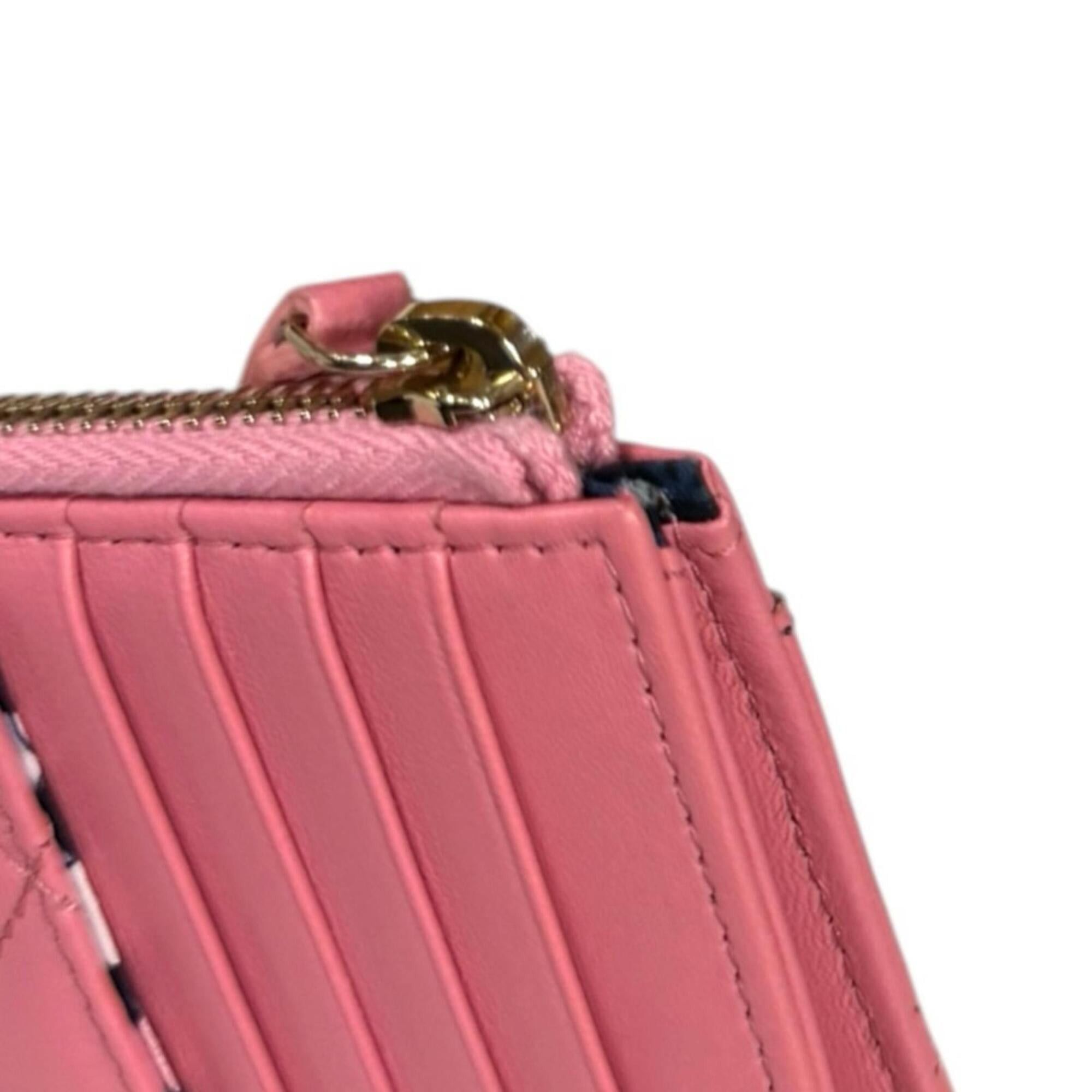Chanel Chanel Matelassé Coco Mark Wallet/Coin Case, Lambskin AP3982, Women's CHANEL Size ONE SIZE - 9 Thumbnail