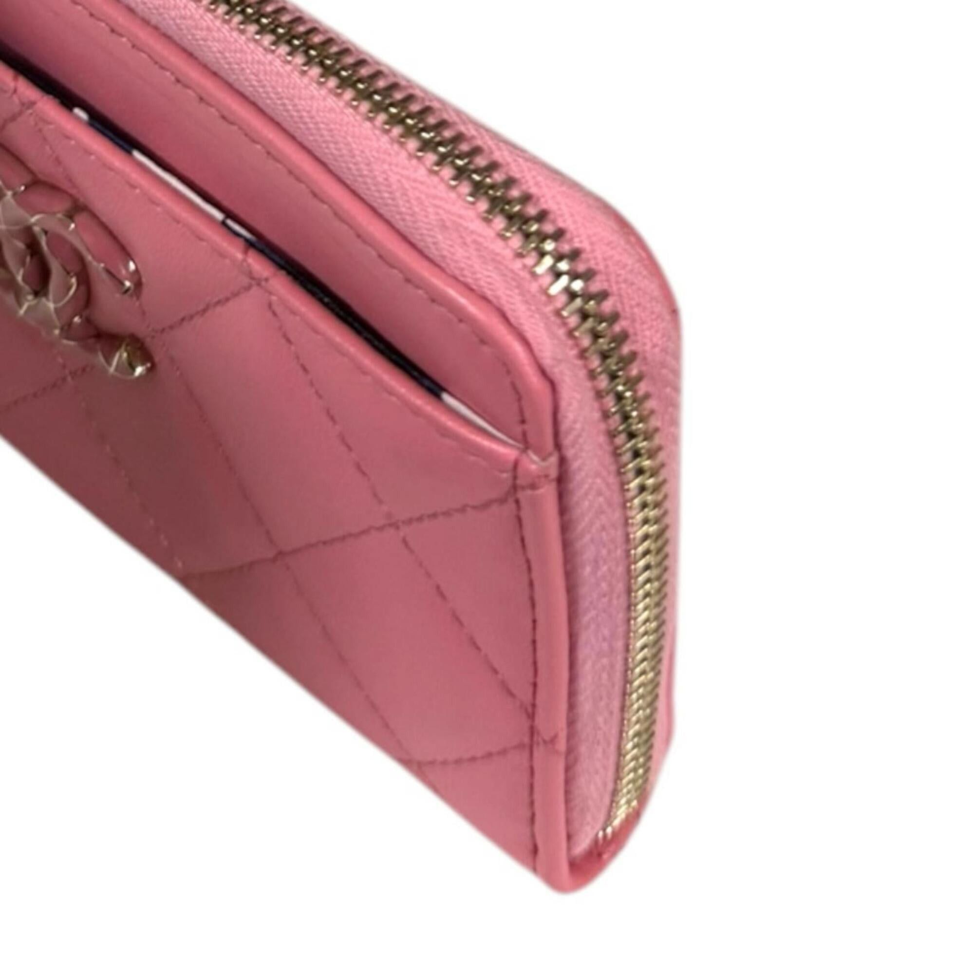 Chanel Chanel Matelassé Coco Mark Wallet/Coin Case, Lambskin AP3982, Women's CHANEL Size ONE SIZE - 8 Thumbnail