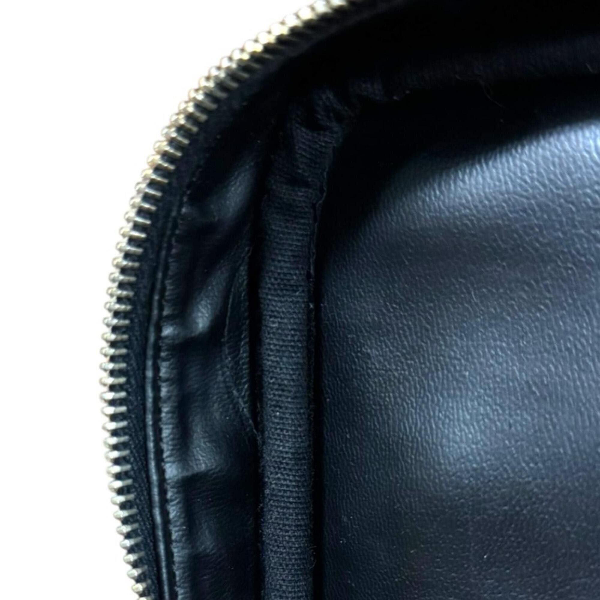 Chanel Chanel Vertical Vanity Case with Coco Mark Handbag, Caviar Skin, A01998, Black, Women's CHANEL Size ONE SIZE - 12 Thumbnail