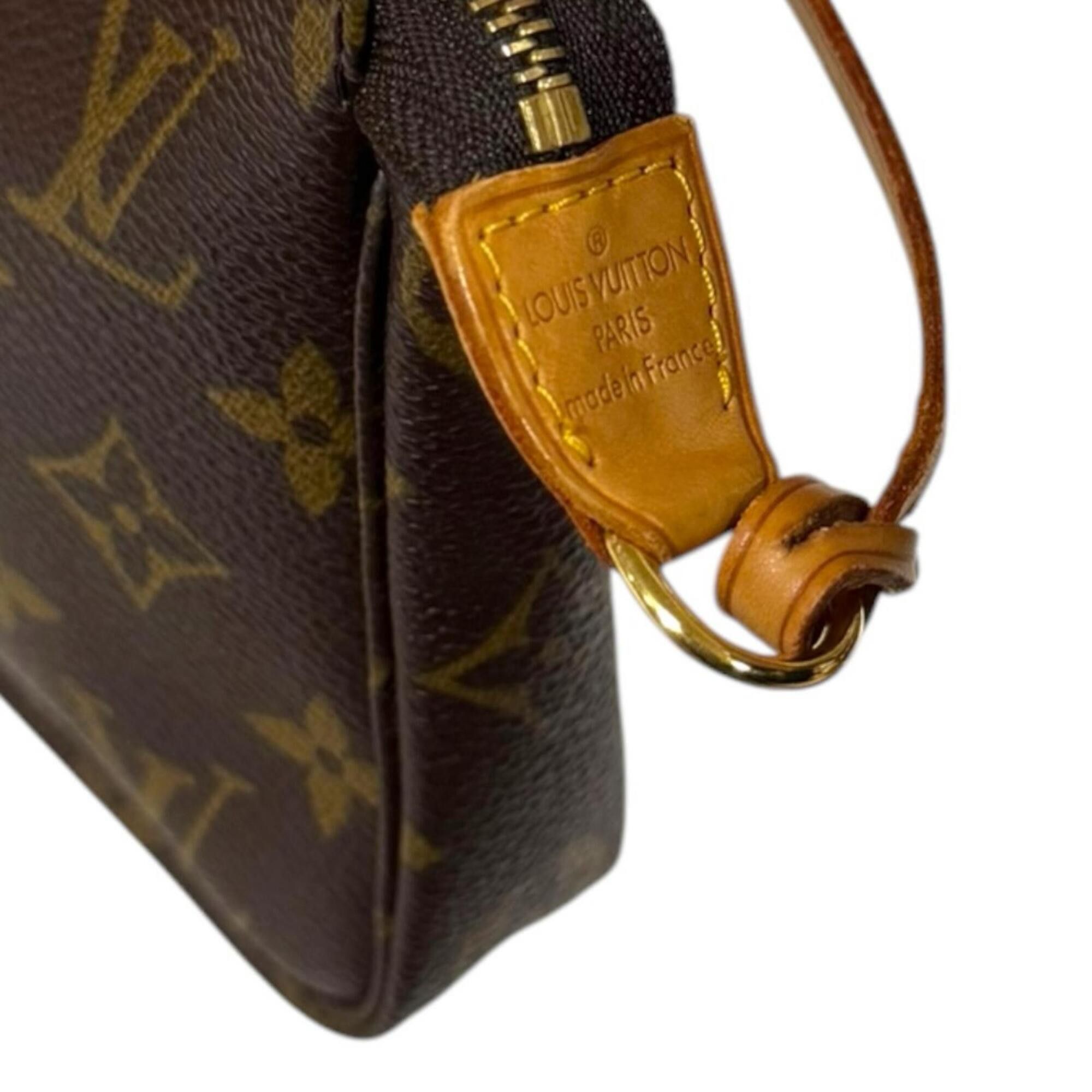 Louis Vuitton Louis Vuitton Pochette Accessoires Monogram Handbag, Canvas M51980 Brown, Women's LOUIS VUITTON Size ONE SIZE - 9 Thumbnail