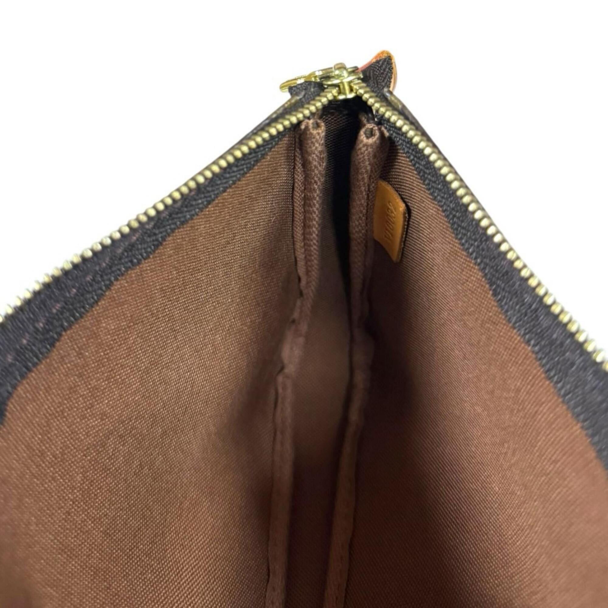 Louis Vuitton Louis Vuitton Pochette Accessoires Monogram Handbag, Canvas M51980 Brown, Women's LOUIS VUITTON Size ONE SIZE - 8 Thumbnail