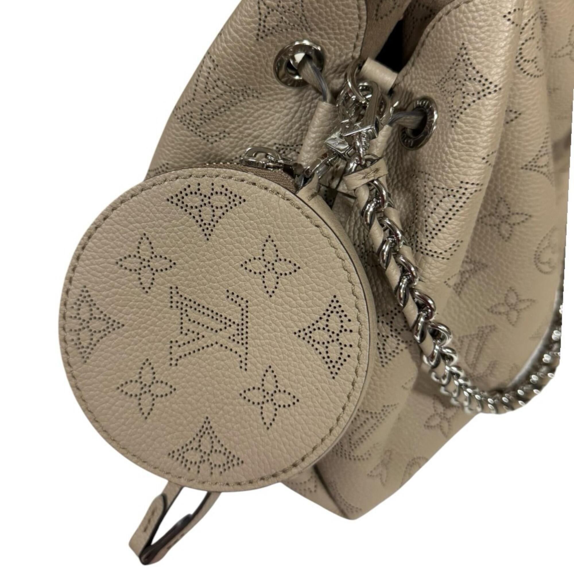 Louis Vuitton Louis Vuitton Bella Monogram Mahina Shoulder Bag, M57201 Beige, Women's, LOUIS VUITTON, 2-way Size ONE SIZE - 10 Thumbnail
