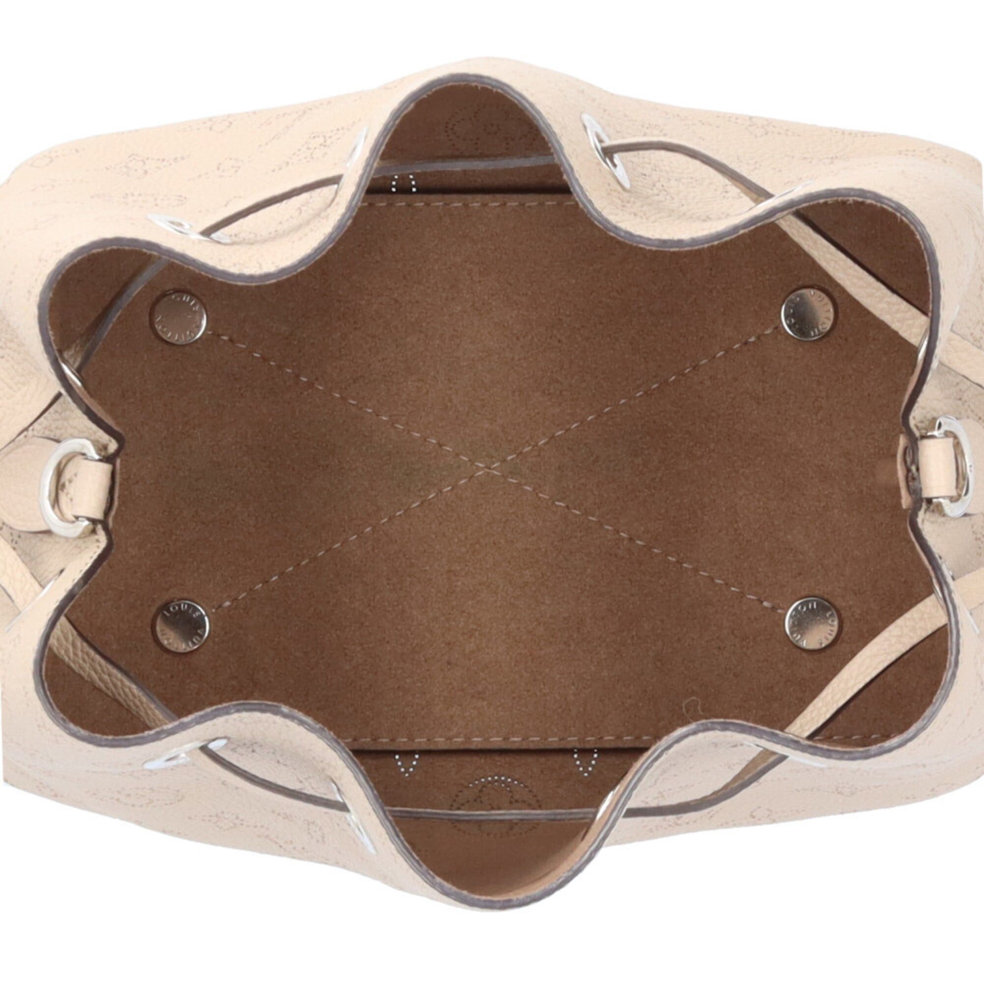 Louis Vuitton Louis Vuitton Bella Monogram Mahina Shoulder Bag, M57201 Beige, Women's, LOUIS VUITTON, 2-way Size ONE SIZE - 7 Thumbnail