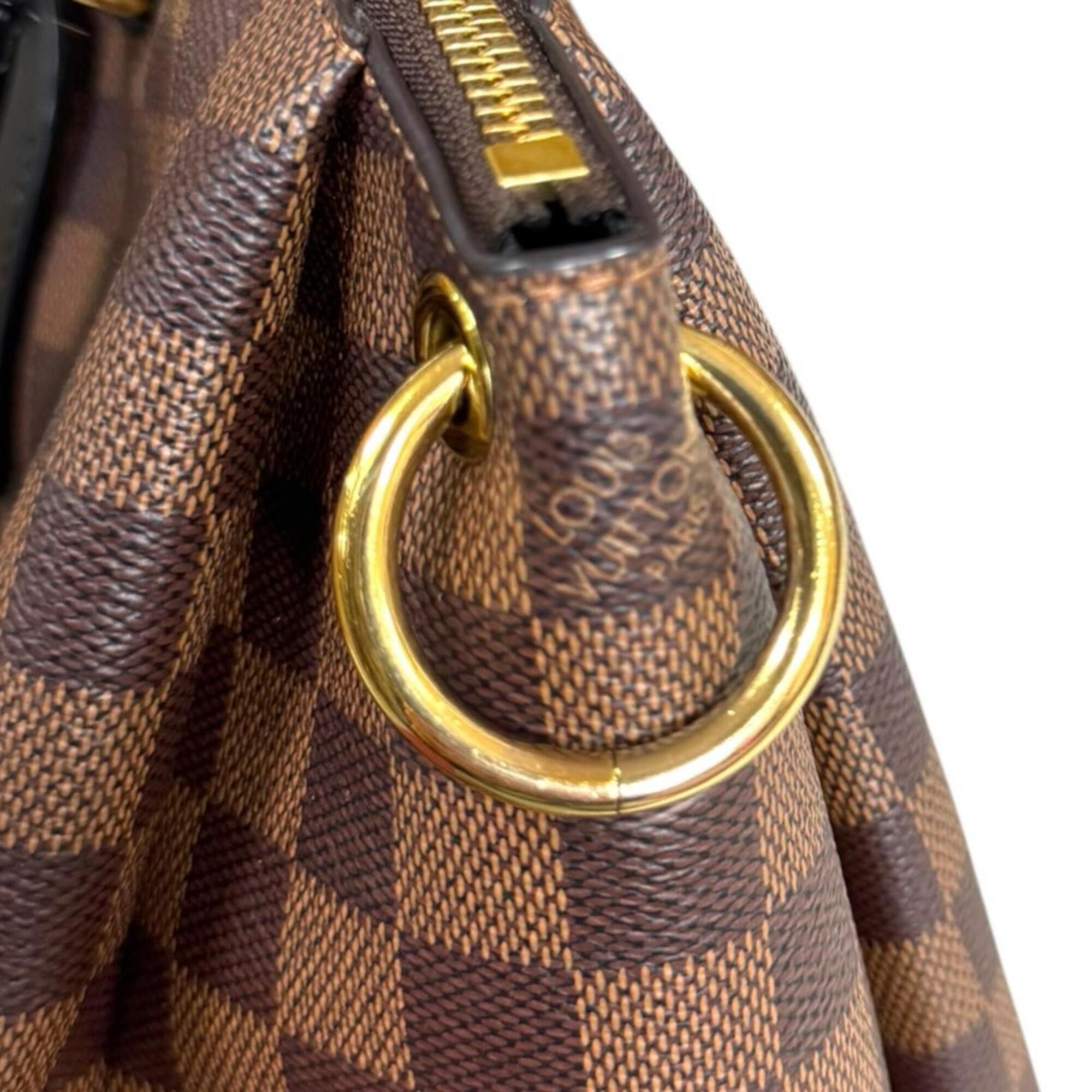 Louis Vuitton Louis Vuitton Odeon Tote MM Damier Shoulder Bag, Canvas N45283 Brown, Women's, LOUIS VUITTON 2-way Size ONE SIZE - 11 Thumbnail