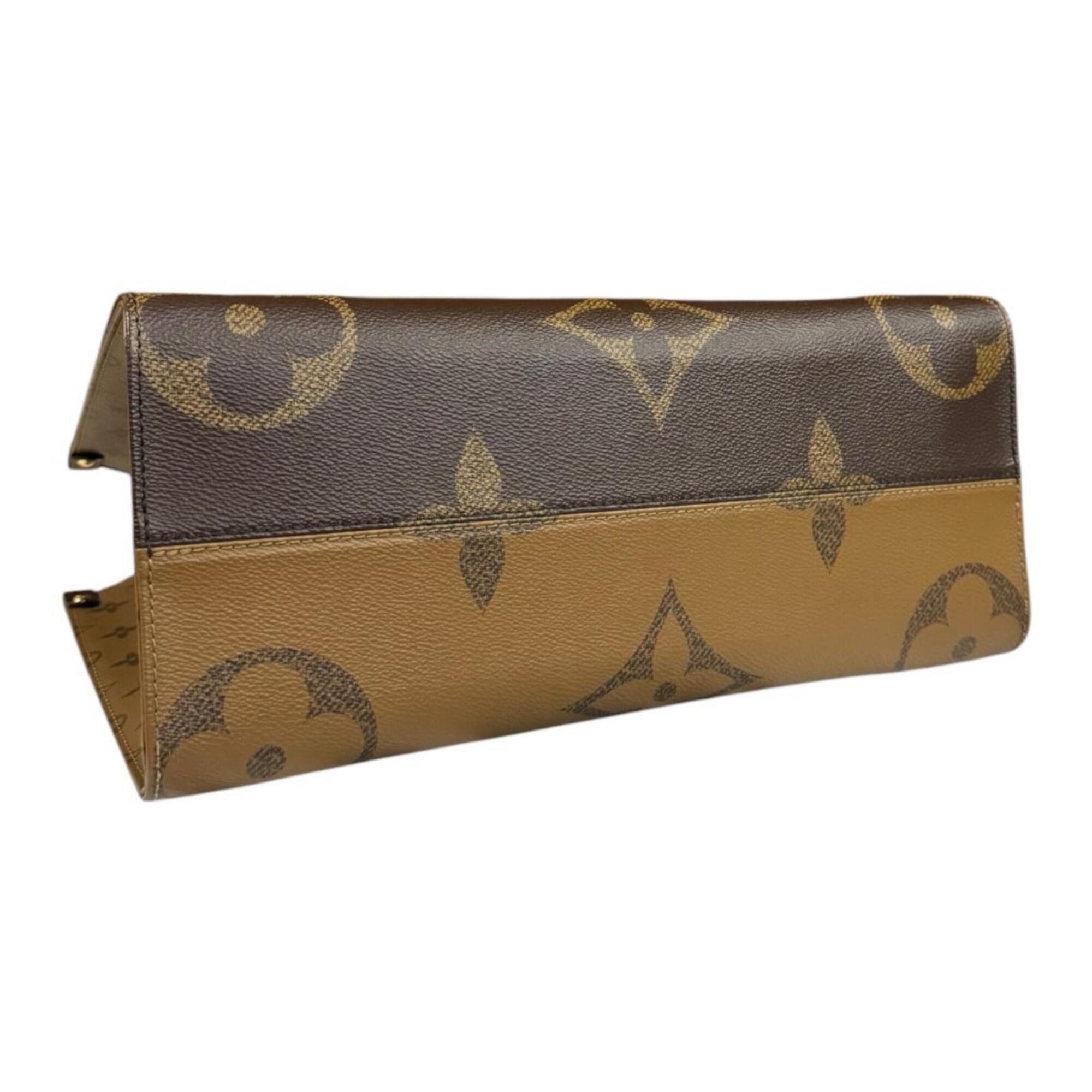 Louis Vuitton Louis Vuitton OnTheGo MM Monogram Giant Tote Bag, Reverse M45321 Brown, Men's/Women's, LOUIS VUITTON 2-way Size ONE SIZE - 6 Thumbnail