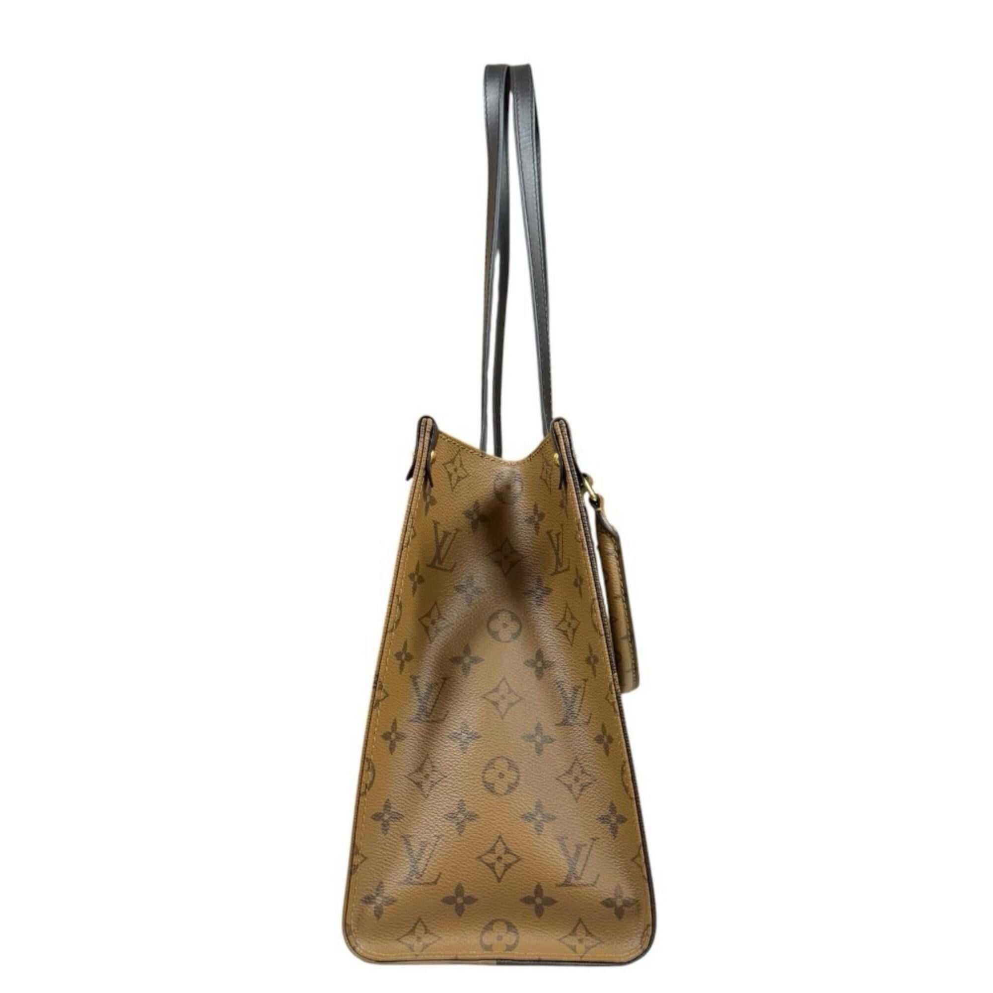 Louis Vuitton Louis Vuitton OnTheGo MM Monogram Giant Tote Bag, Reverse M45321 Brown, Men's/Women's, LOUIS VUITTON 2-way Size ONE SIZE - 4 Thumbnail