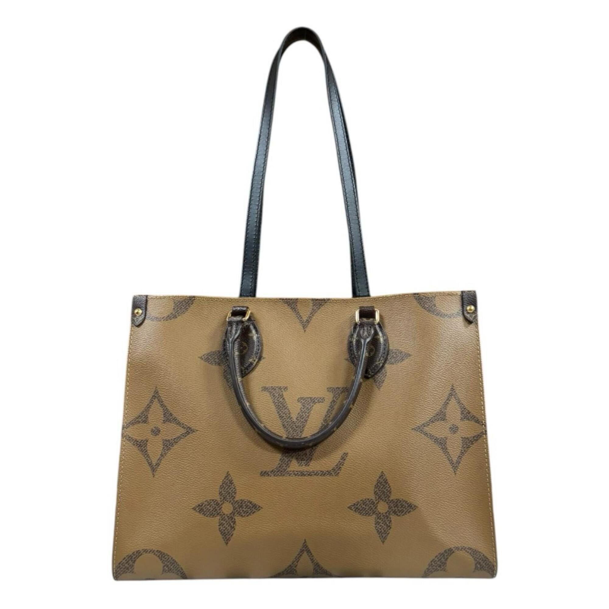 Louis Vuitton Louis Vuitton OnTheGo MM Monogram Giant Tote Bag, Reverse M45321 Brown, Men's/Women's, LOUIS VUITTON 2-way Size ONE SIZE - 3 Thumbnail
