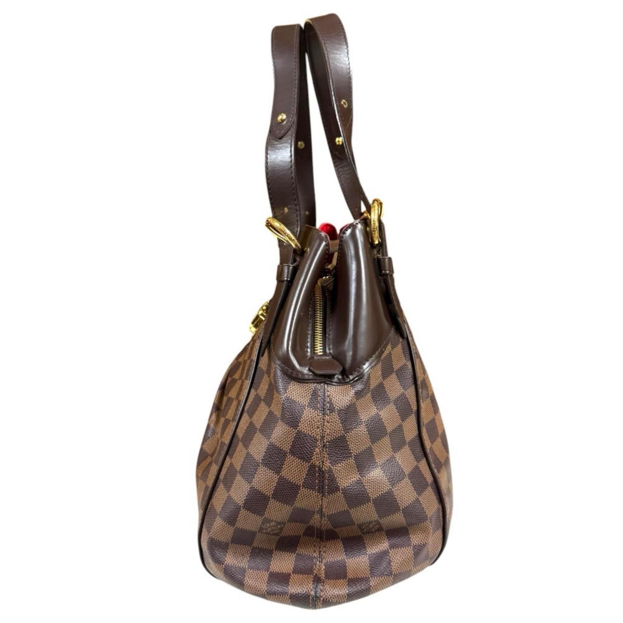 Louis Vuitton Louis Vuitton Sistina GM Damier Shoulder Bag, Canvas N41540 Brown, Women's LOUIS VUITTON Size ONE SIZE - 4 Thumbnail