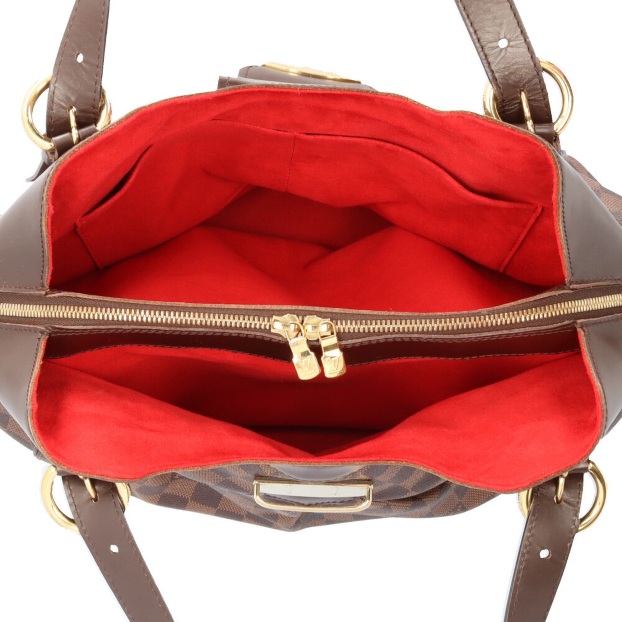 Louis Vuitton Louis Vuitton Sistina GM Damier Shoulder Bag, Canvas N41540 Brown, Women's LOUIS VUITTON Size ONE SIZE - 7 Thumbnail