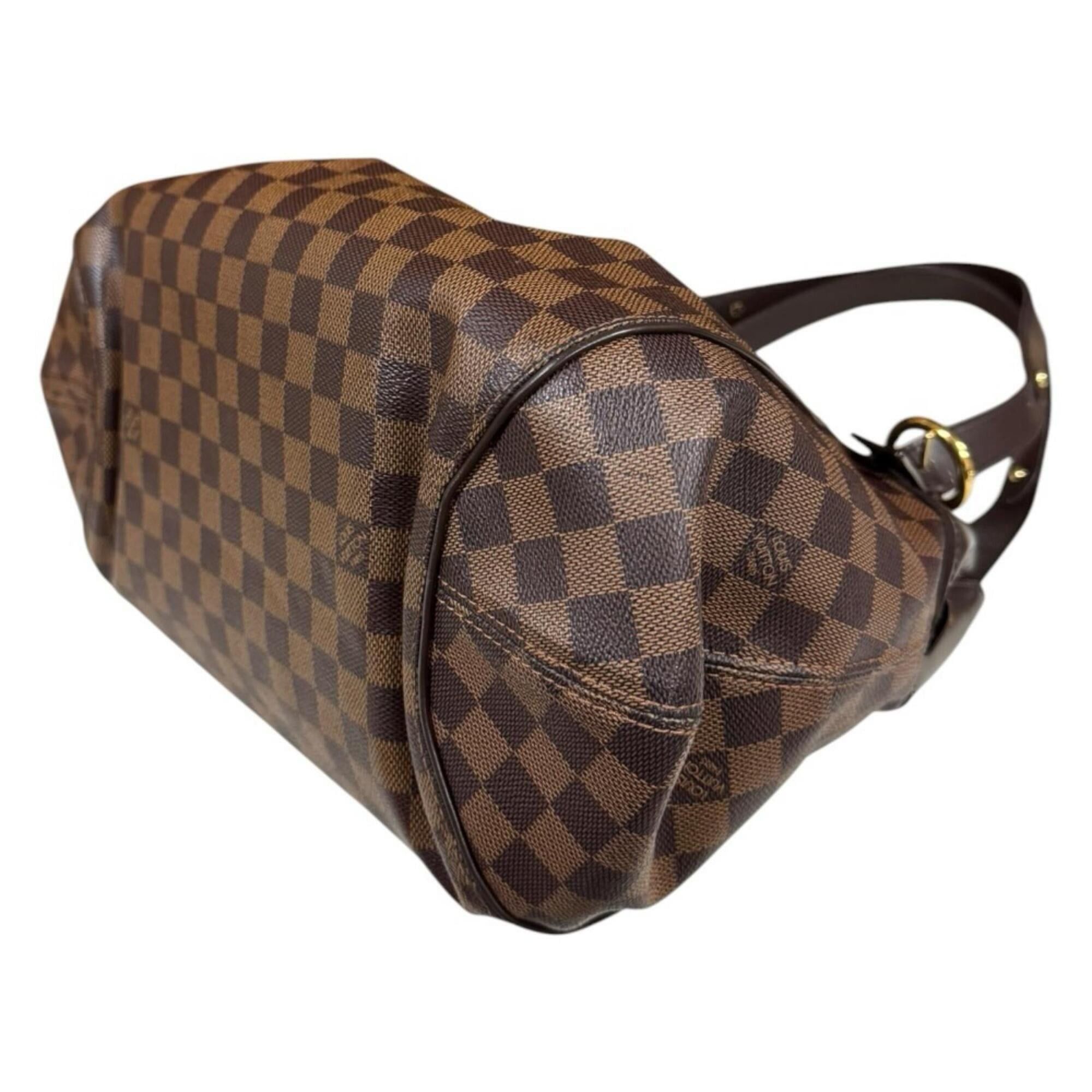 Louis Vuitton Louis Vuitton Sistina GM Damier Shoulder Bag, Canvas N41540 Brown, Women's LOUIS VUITTON Size ONE SIZE - 6 Thumbnail