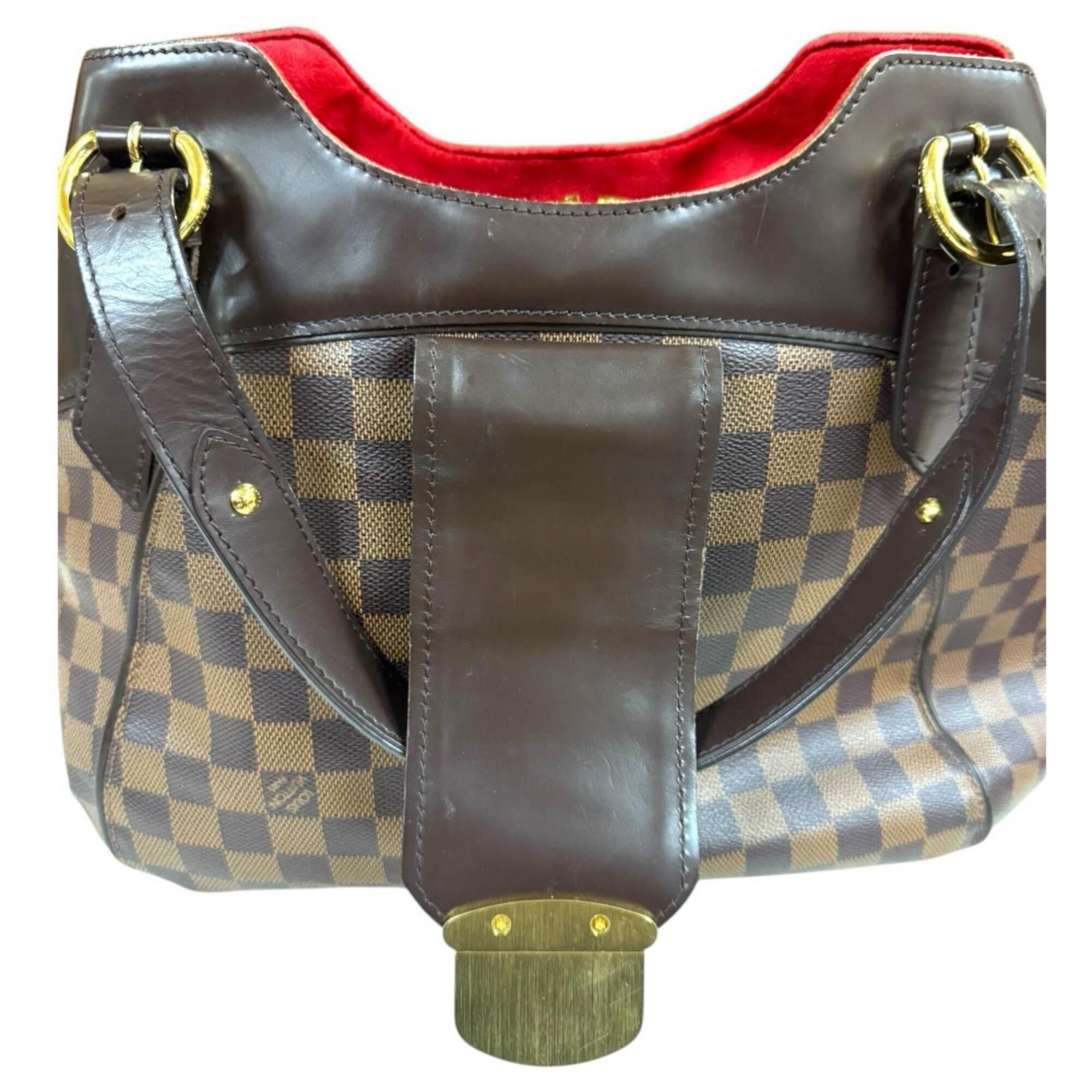 Louis Vuitton Louis Vuitton Sistina GM Damier Shoulder Bag, Canvas N41540 Brown, Women's LOUIS VUITTON Size ONE SIZE - 12 Thumbnail