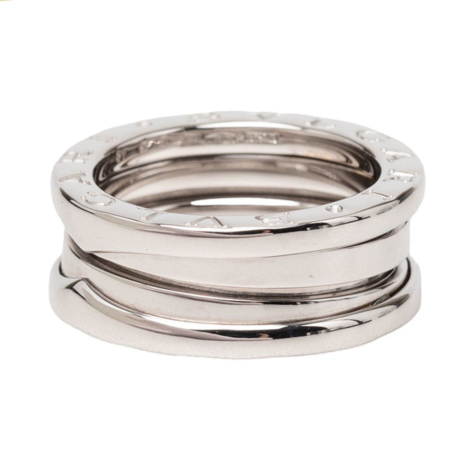 Bvlgari BVLGARI B.zero1 2-band ring, size 48, 18KWG white gold, women's ring. Size ONE SIZE - 3 Thumbnail