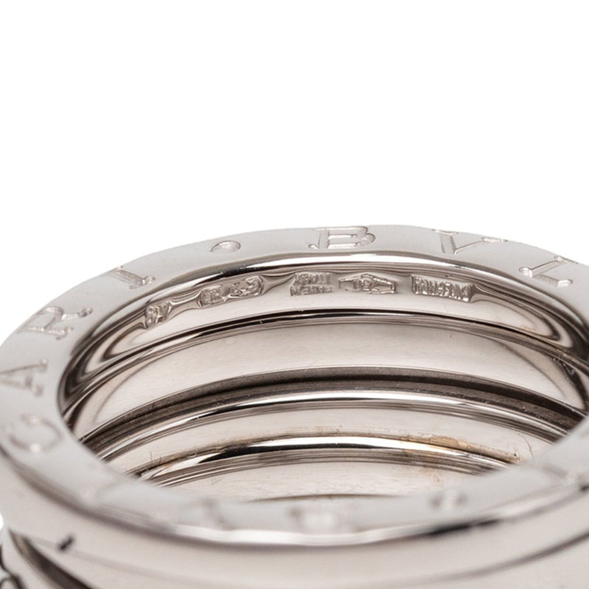 Bvlgari BVLGARI B.zero1 2-band ring, size 48, 18KWG white gold, women's ring. Size ONE SIZE - 4 Thumbnail