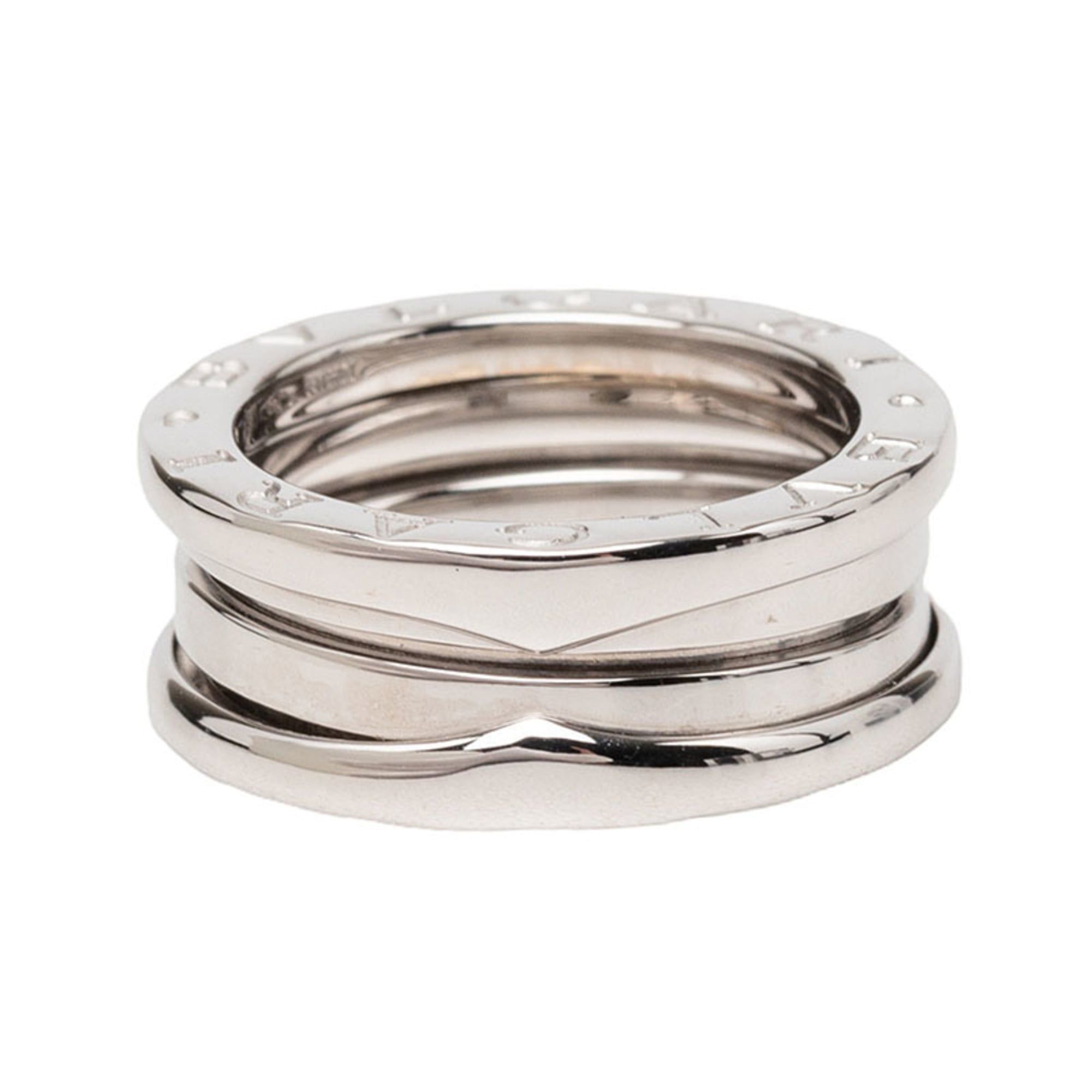Bvlgari BVLGARI B.zero1 2-band ring, size 48, 18KWG white gold, women's ring. Size ONE SIZE - 2 Thumbnail